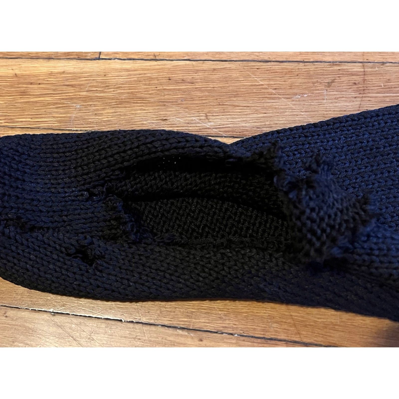 Vintage VINTAGE Croquet Club Cardigan Sweater Women’s M Black Damaged 80s 90s Retro Crochet Button Casual Party/Cocktail Sundry? Size M / US 6-8 / IT 42-44 - 6 Thumbnail