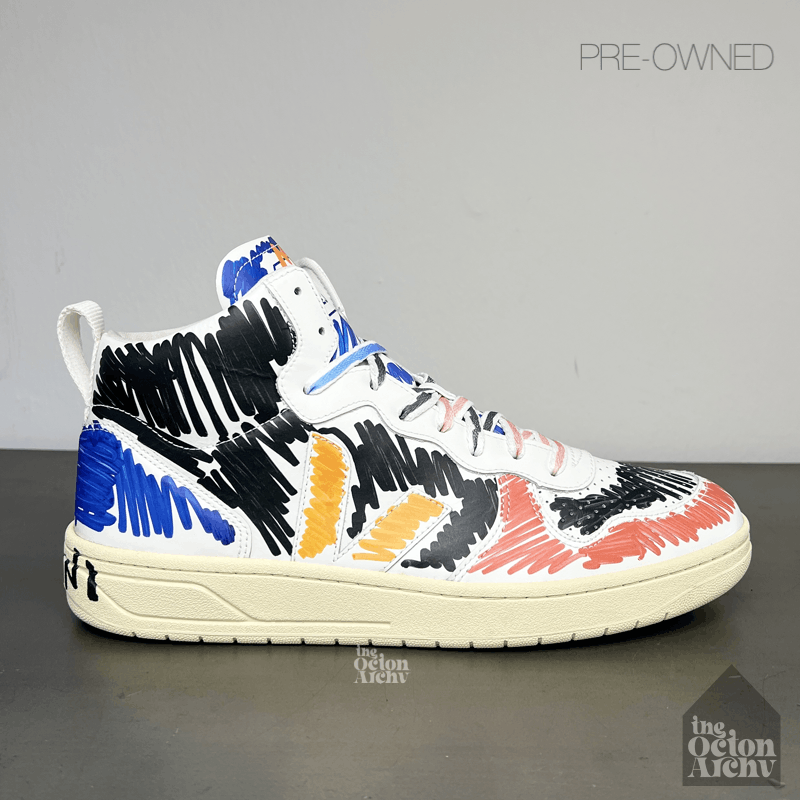 Marni × Veja Marni x Veja V1-15 High Multicolor Scribble VQ0202884B Size US 11.5 / EU 44-45 - 5 Thumbnail