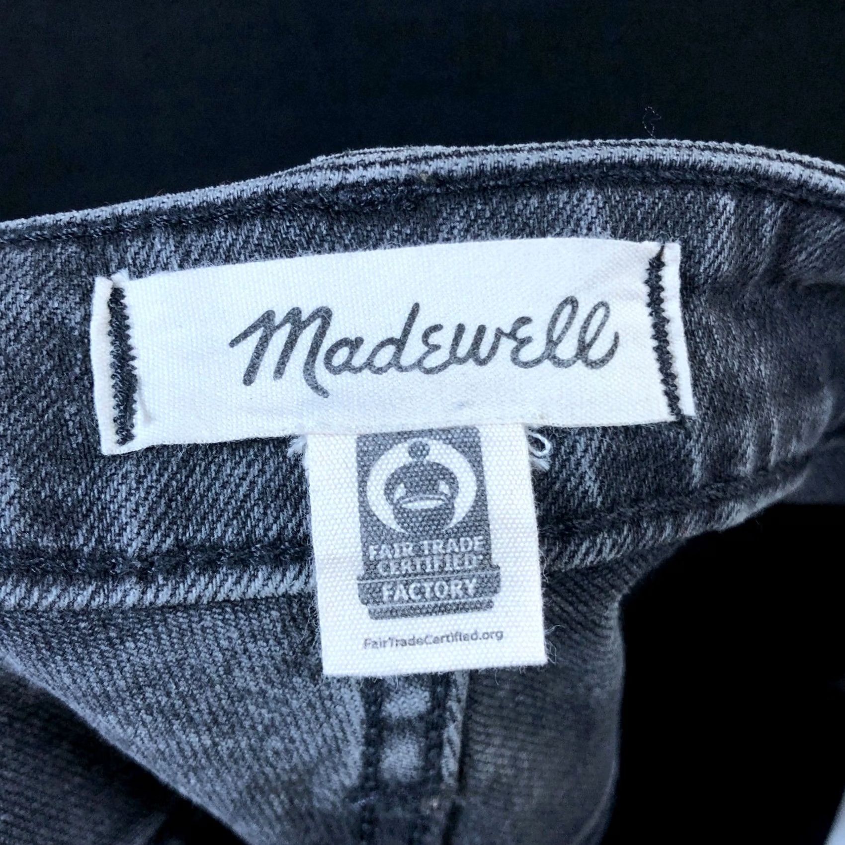 Madewell Madewell Jeans Black Denim The Curvy Perfect Vintage High Rise Stretch 26 Womens Jeans Block Stretch Pockets 5 Pocket Design Regular Inseam 27.5in Size 28" / US 6 / IT 42 - 4 Thumbnail
