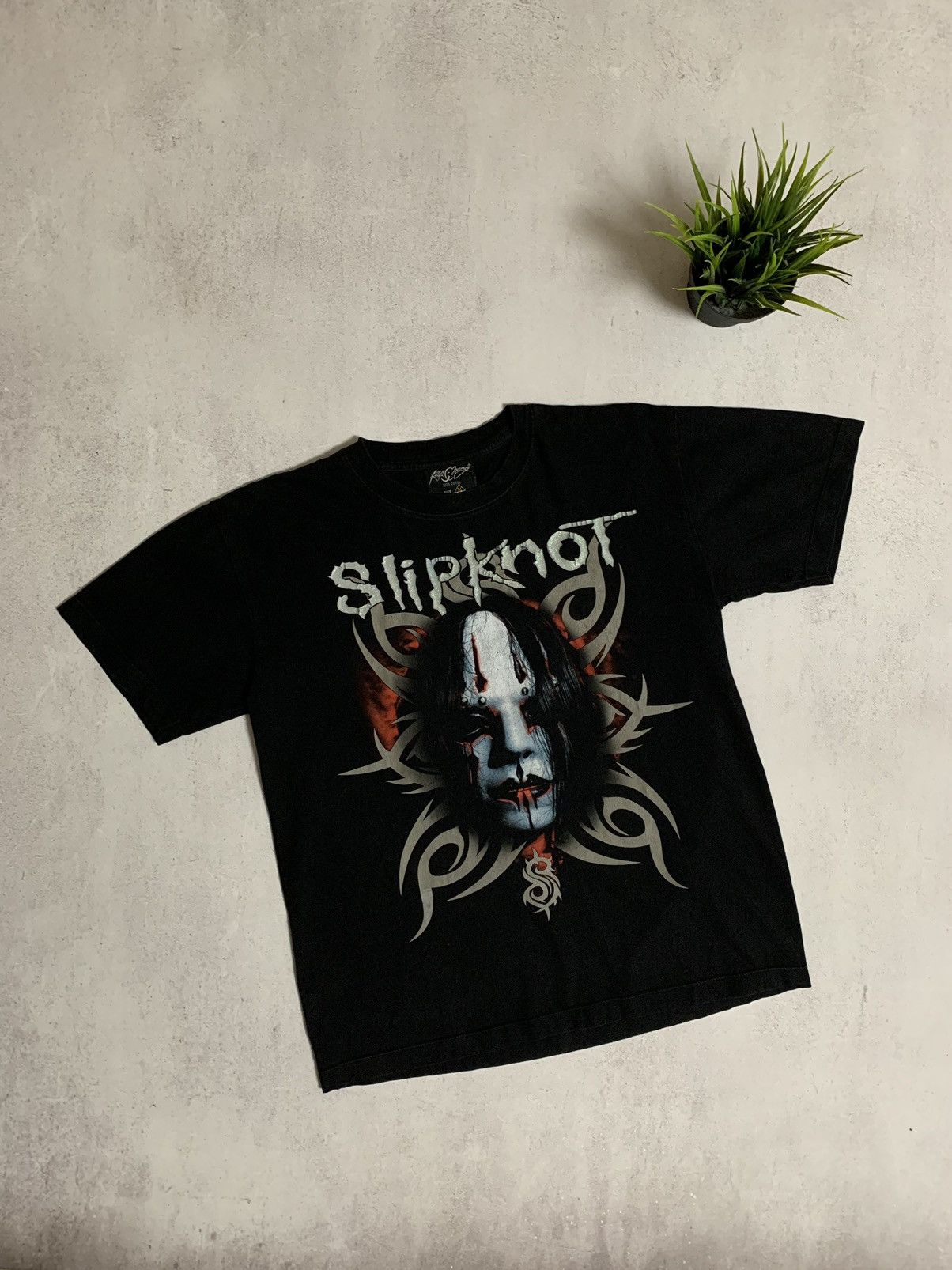Band Tees × Vintage Vintage Slipknot T Shirt Tee Baggy Big Logo Crazy 90s Size US M / EU 48-50 / 2 - 1 Thumbnail
