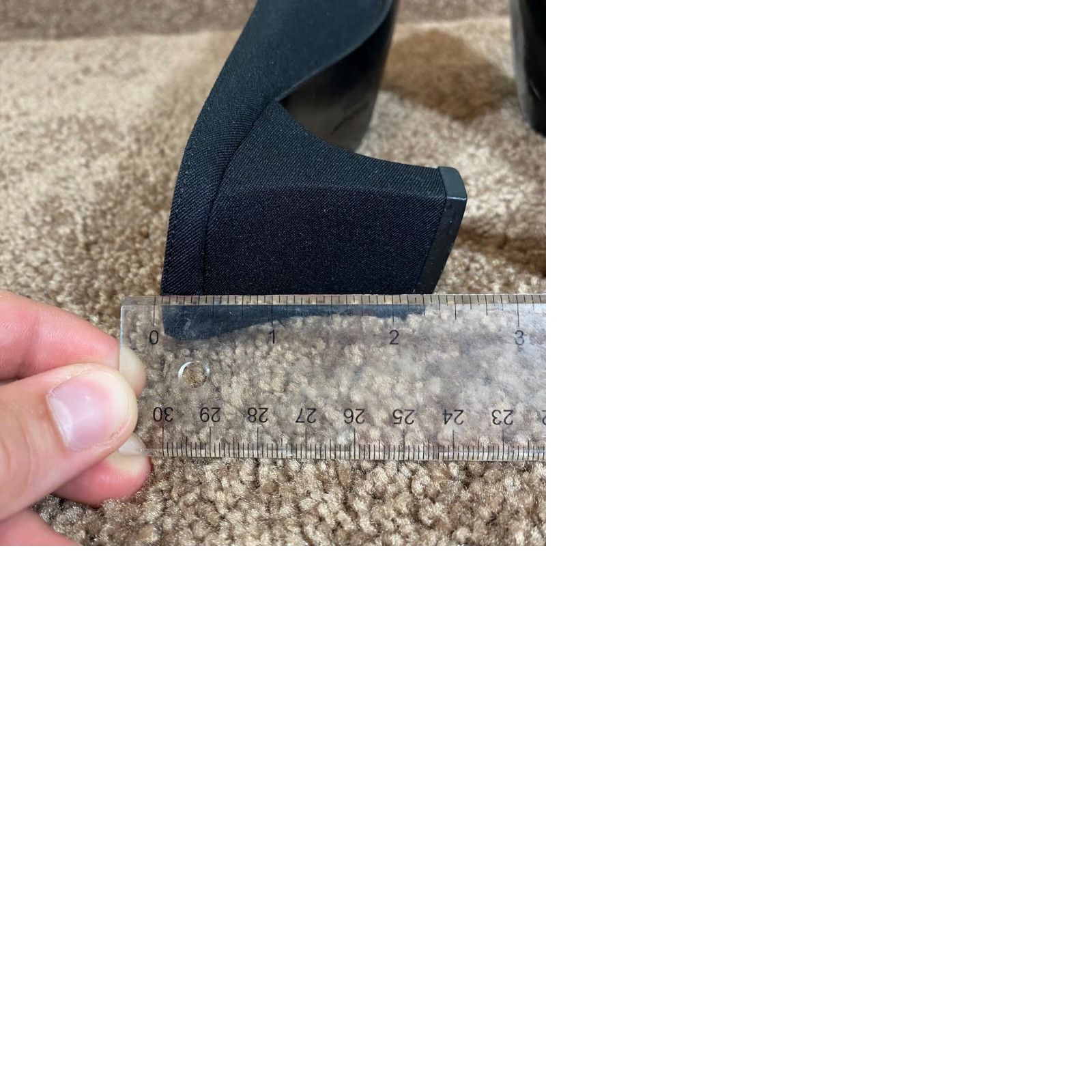 Salvatore Ferragamo Salvatore Ferragamo Heels Womens 9 B Black Buckle Block Lightweight Comfort 2.5" Pump Womens Shoes US 9.5 Nubuck Size US 10 / IT 40 - 9 Thumbnail