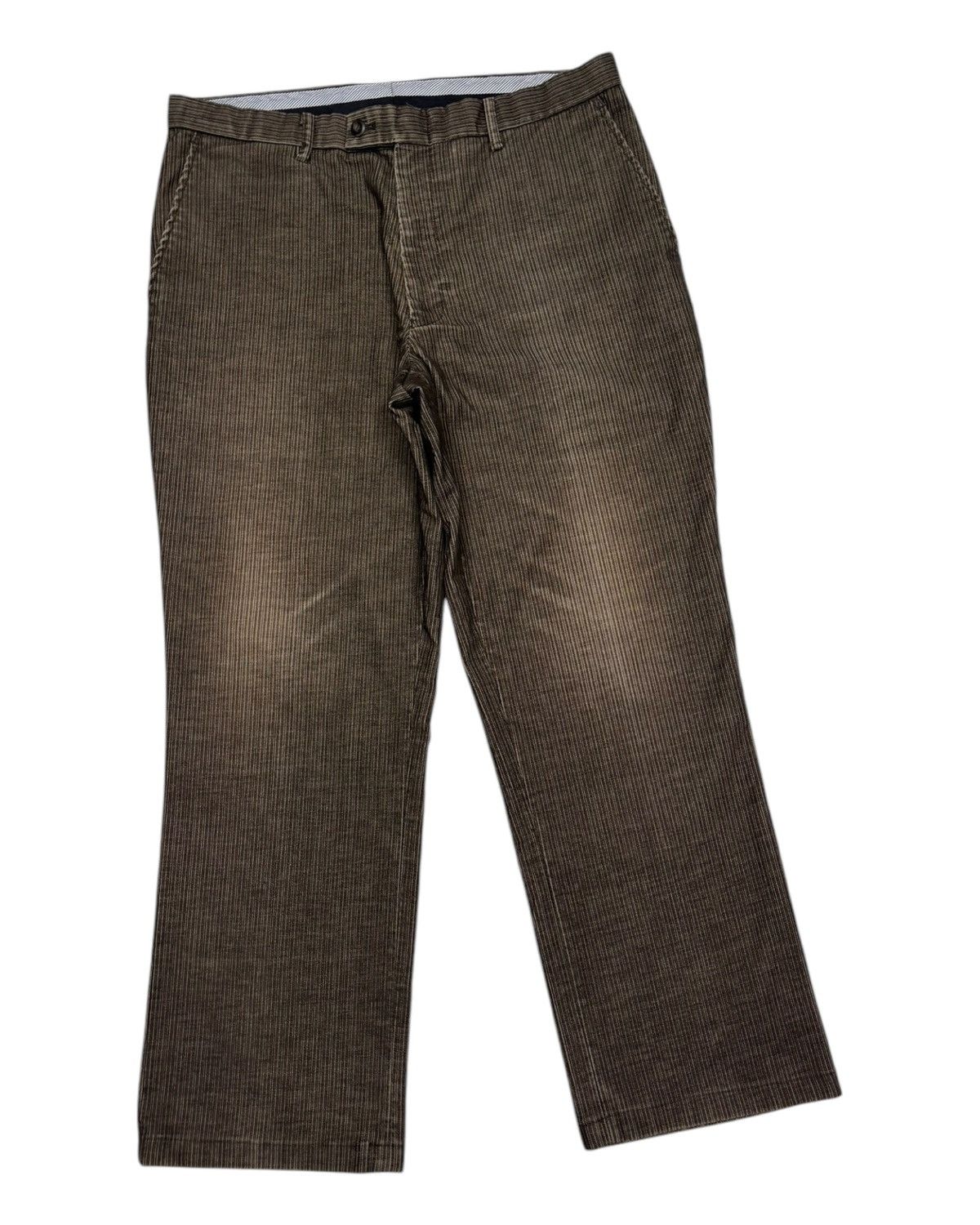 Kansai Yamamoto × Y's for Men × Yohji Yamamoto KANSAI YAMAMOTO BAGGY WIDE PANTS STRIPED Size US 34 / EU 50 - 3 Thumbnail