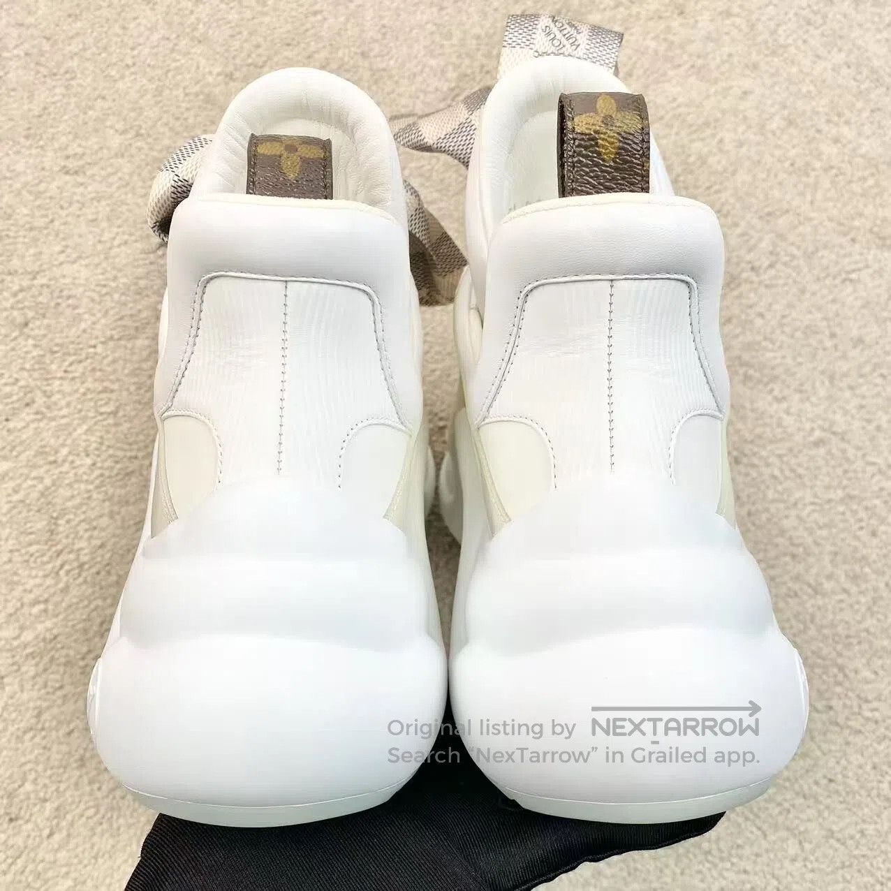 Louis Vuitton Louis Vuitton Checkerboard bow sneakers| Size US 7.5 / IT 37.5 - 6 Thumbnail
