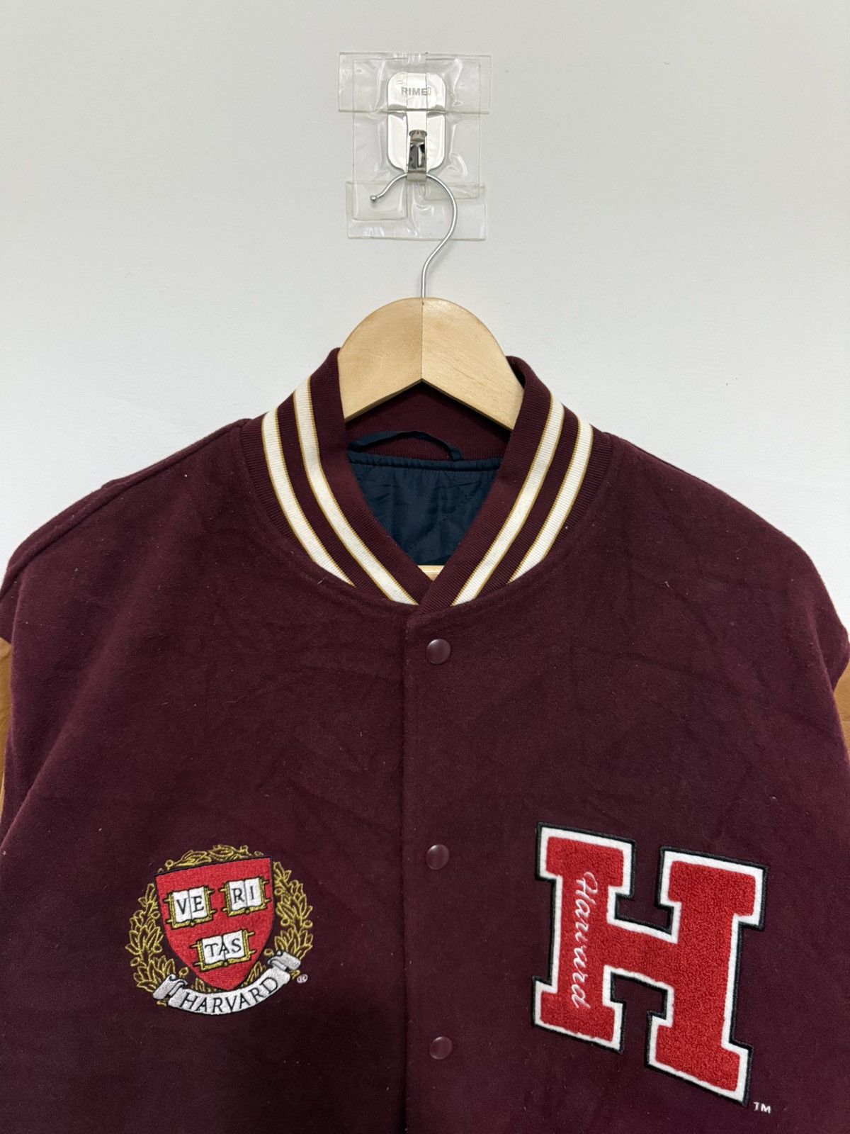 GU Vintage Harvard x GU Bomber Varsity Jacket Size US L / EU 52-54 / 3 - 3 Thumbnail