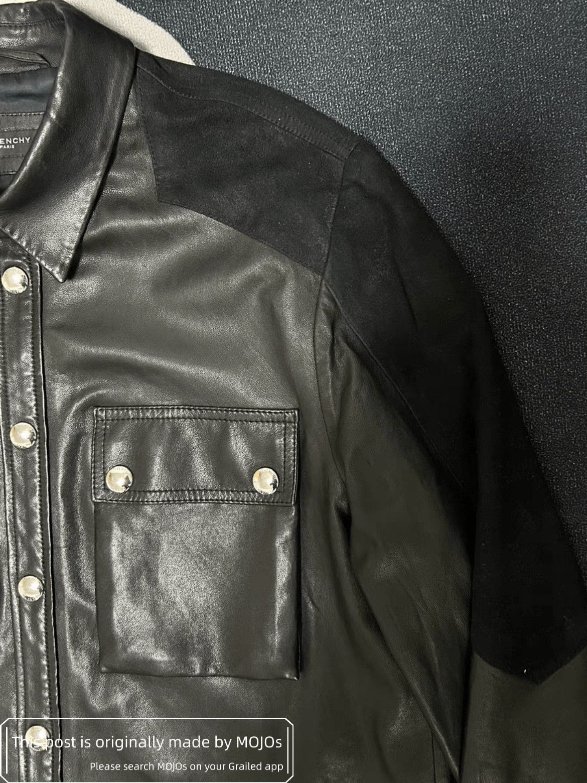 Givenchy Givenchy Runway Leather Shirt Jacket Size US L / EU 52-54 / 3 - 4 Thumbnail