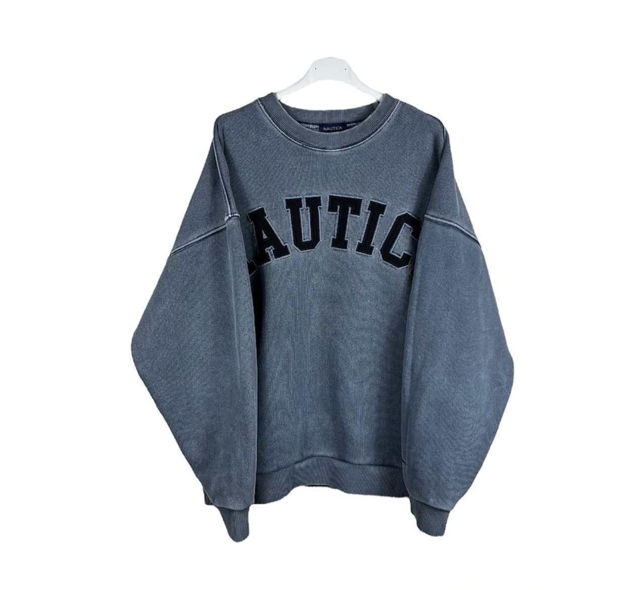Japanese Brand × Nautica Nautica.jp distressed washed boxy heavy sweatshirt crewneck Size US S / EU 44-46 / 1 - 3 Thumbnail