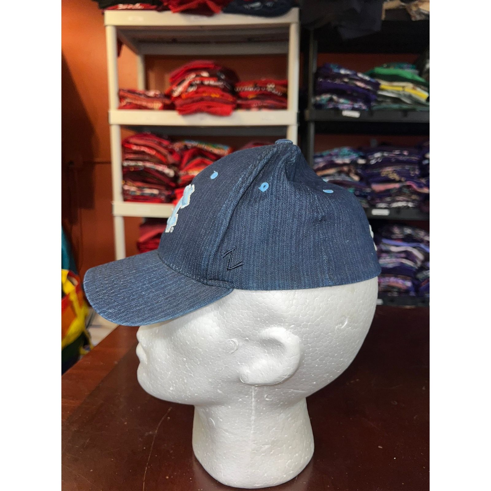Zephyr UNC Hat University Of North Carolina Zephyr Blue Cap M/L Size ONE SIZE - 3 Thumbnail
