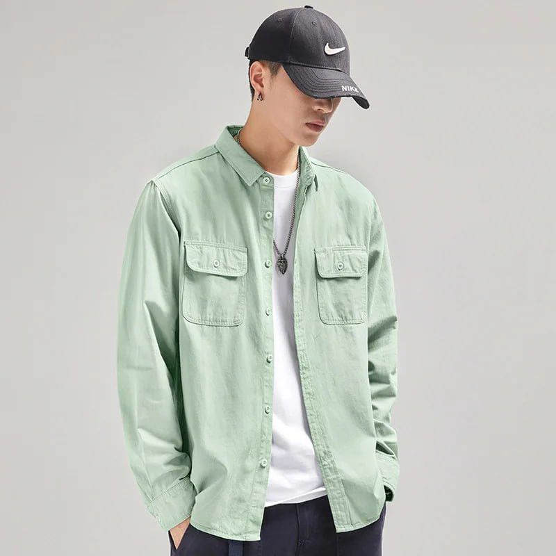Le Laboureur × Vetra Rare 70s Faded WORKER Over Shirt Jacket Size US M / EU 48-50 / 2 - 18 Thumbnail