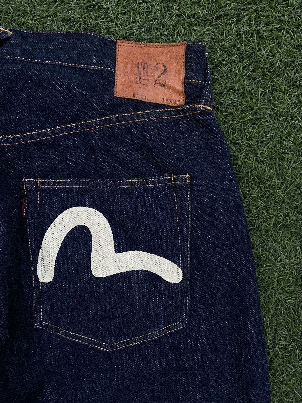 Evisu EVISU JEANS WHITE SEAGULL NO.2 MADE IN JAPAN SELVEDGE Size US 36 / EU 52 - 4 Thumbnail