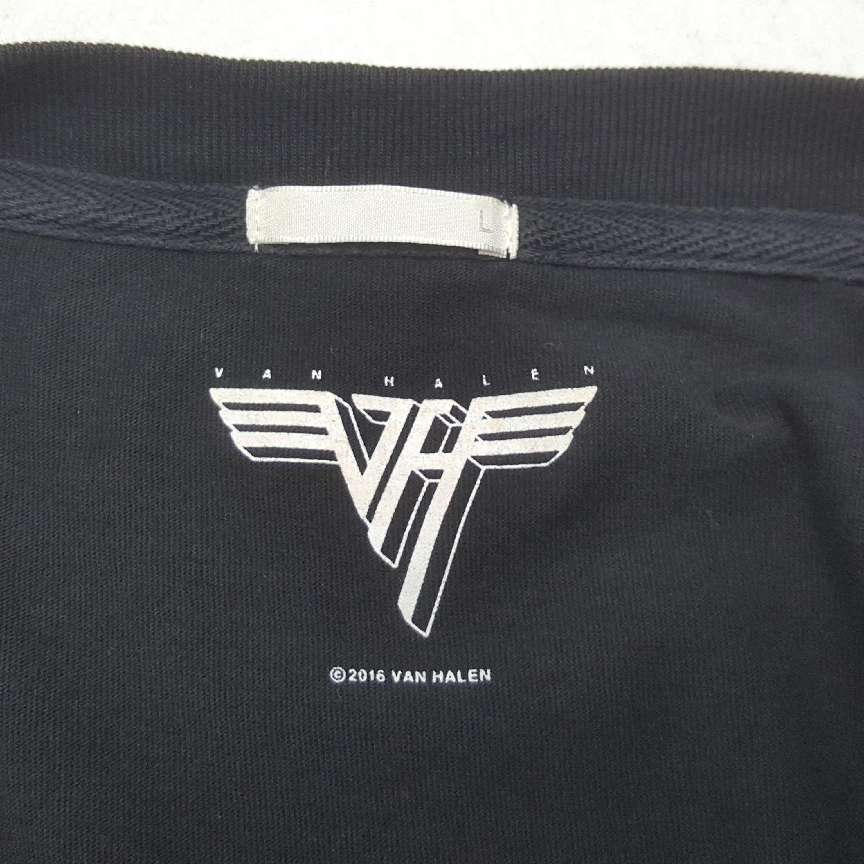 Band Tees Van Halen X Gu Brand Tshirt RR19 Size US L / EU 52-54 / 3 - 4 Thumbnail