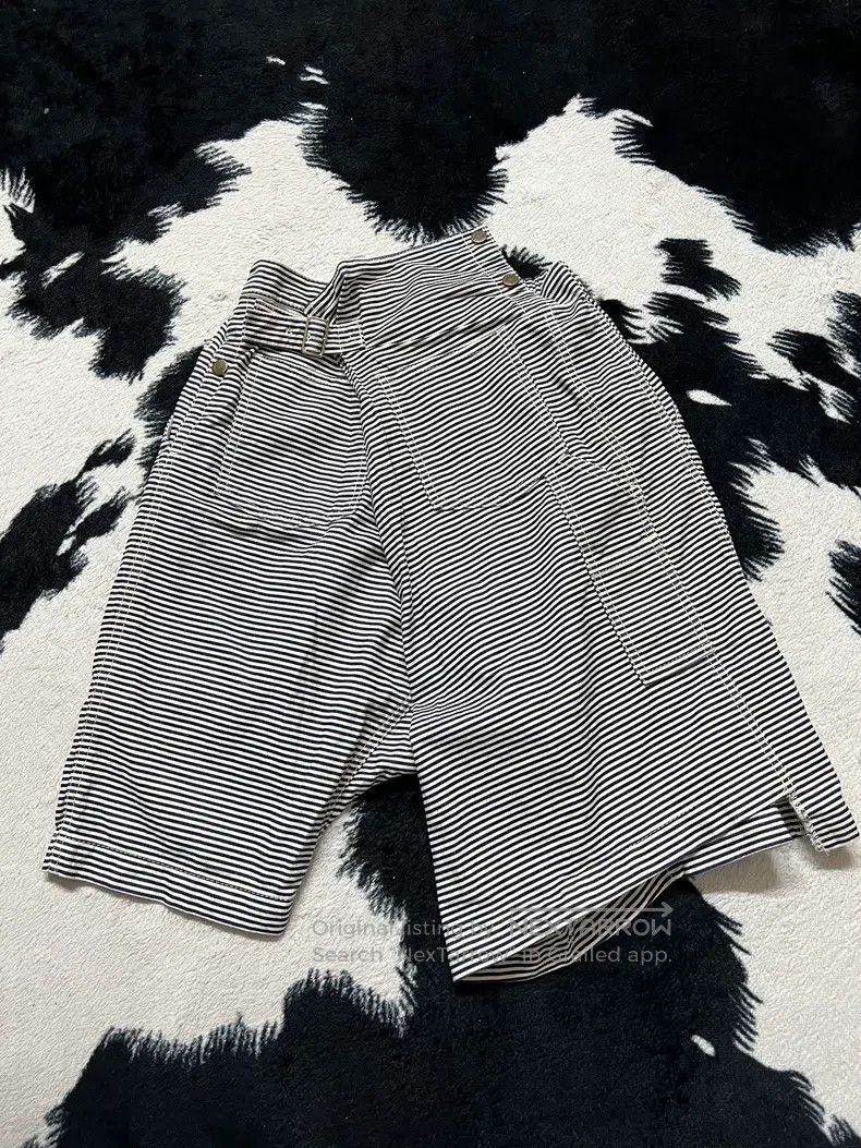 Comme des Garcons Comme Des Garcons size S Asymmetrical Striped Culottes Size 23" - 2 Thumbnail