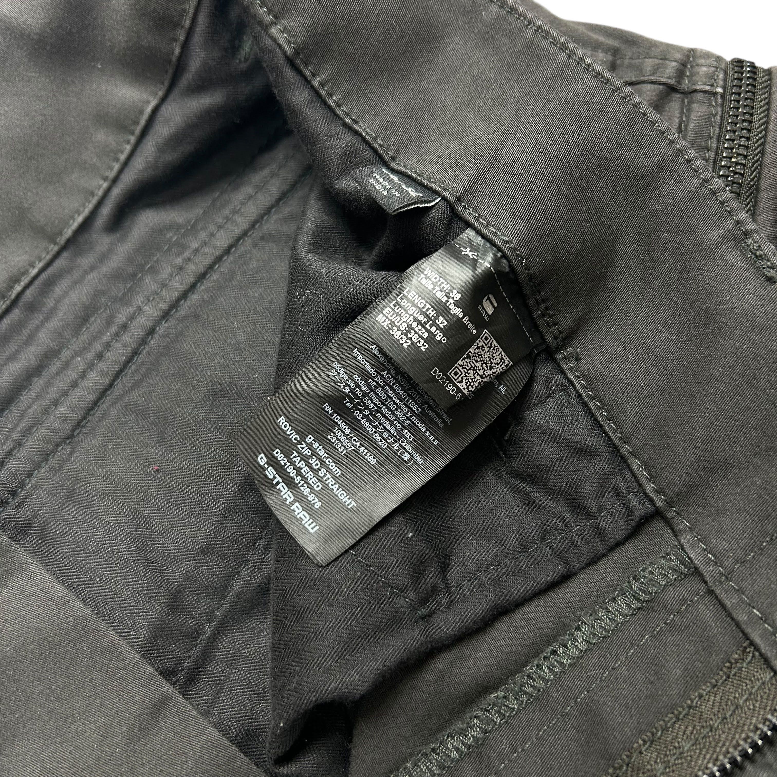 G-Star G-star Raw Gray Cargo Pants Rovic Men's W36L32 Size US 36 / EU 52 - 8 Thumbnail