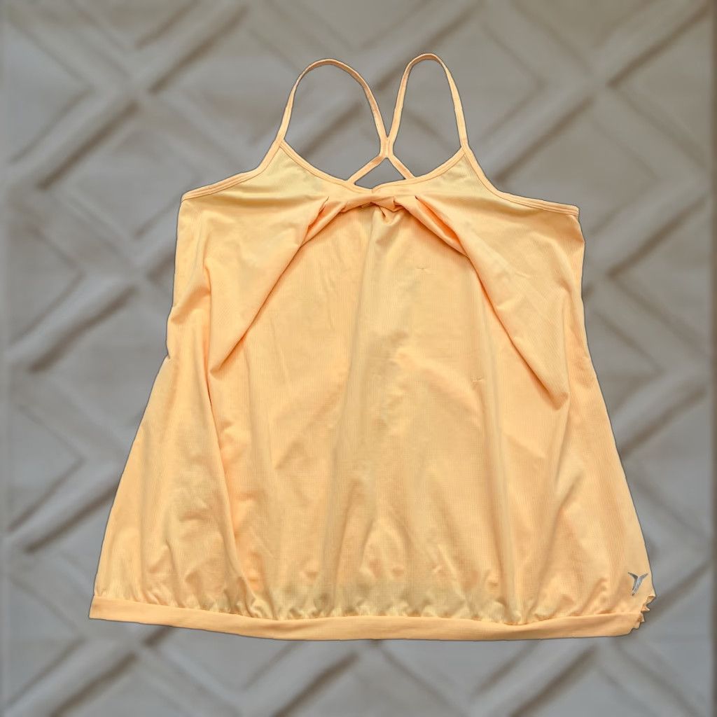 Old Navy Old Navy Active Tank Top Womens L Orange Racerback Halter Sleeveless Athletic Fit Shirt Size L / US 10 / IT 46 - 1 Thumbnail