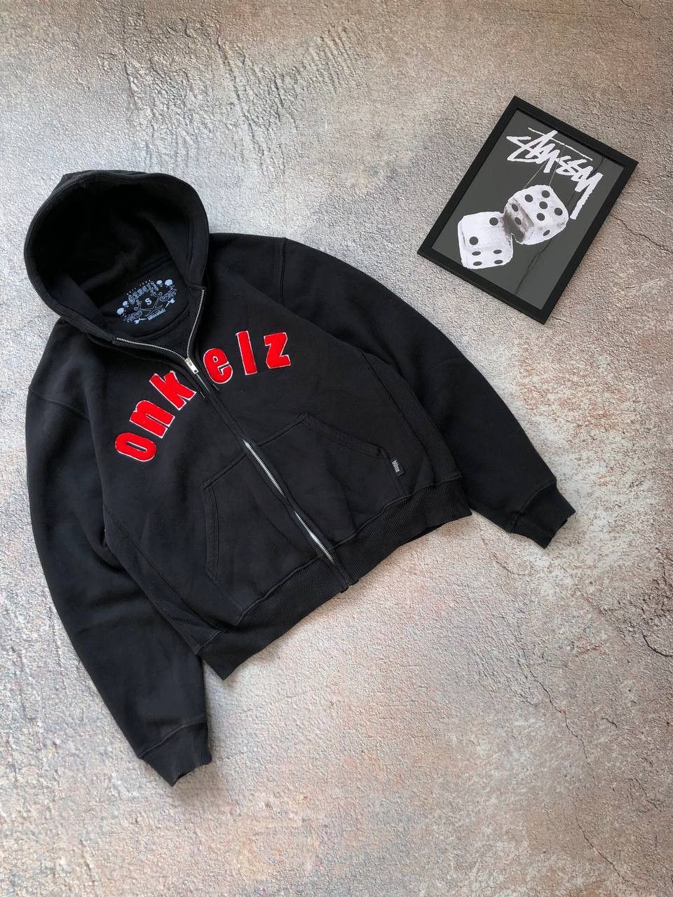 Band Tees × Vintage Mens zip Hoodies Bohse Onkelz Vintage Size L Size US S / EU 44-46 / 1 - 1 Thumbnail
