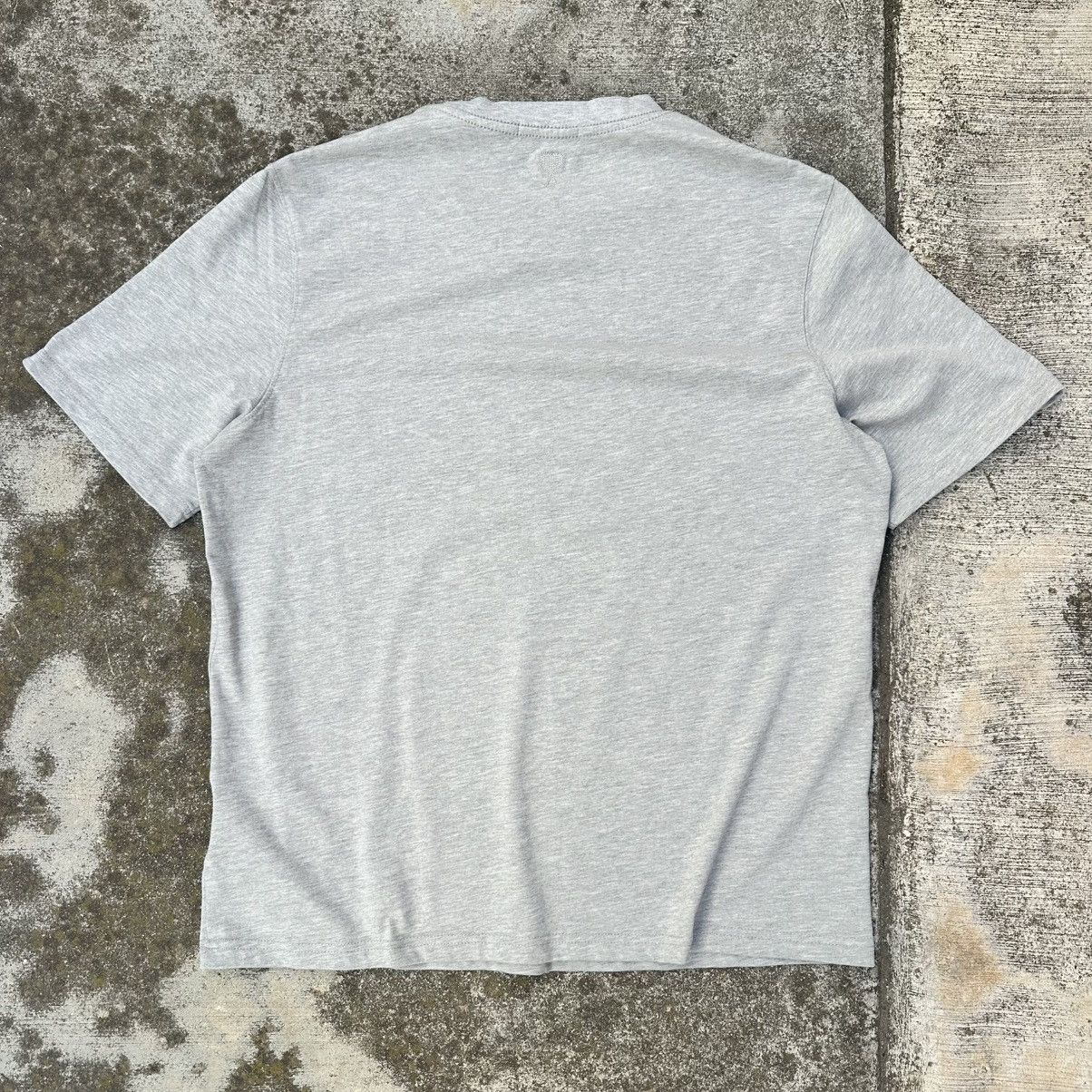 AMI Heather Gray AMI Alexandre Mattiussi Cotton Short Sleeve Tee Size US L / EU 52-54 / 3 - 3 Thumbnail