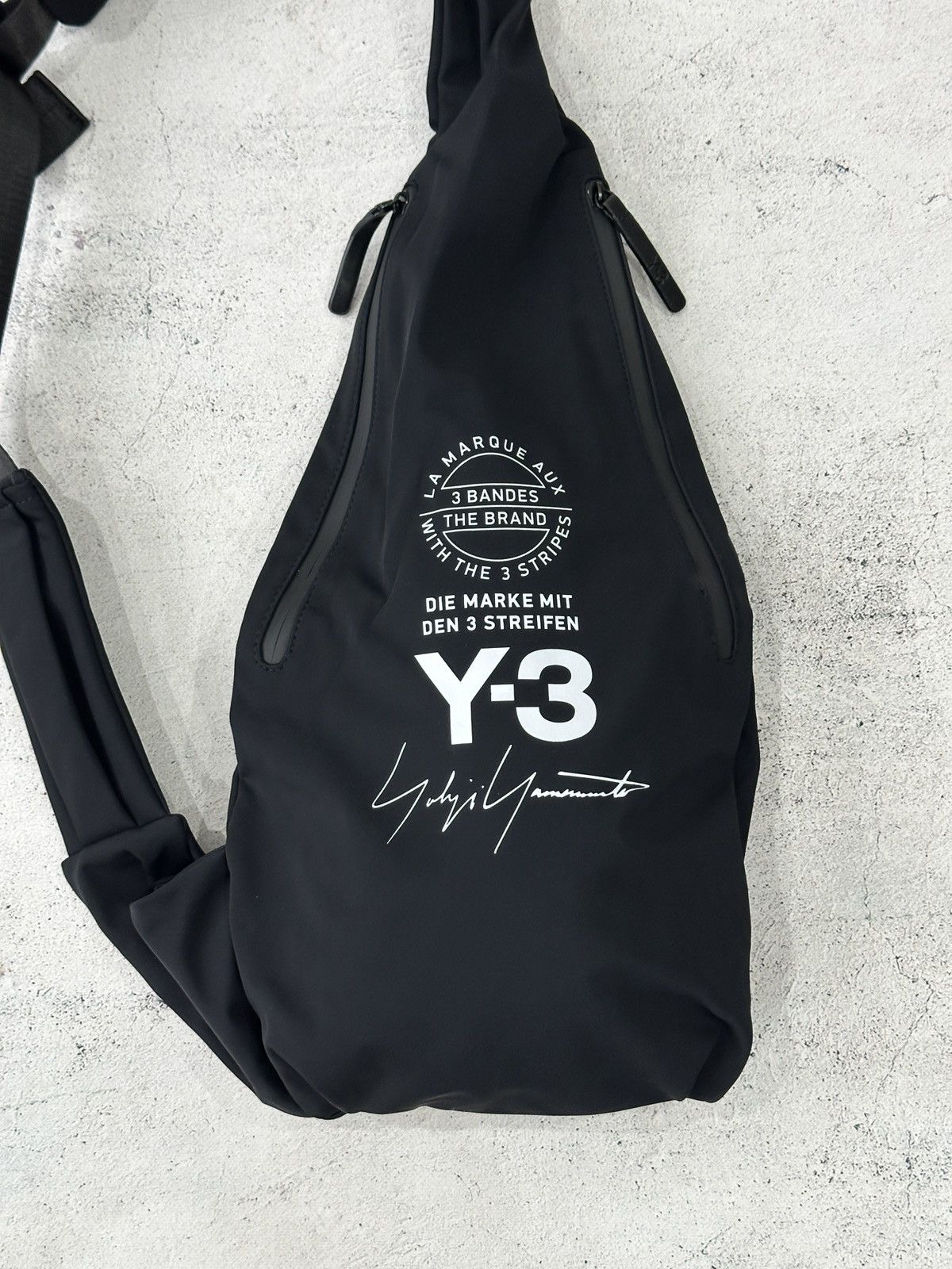 Japanese Brand Y-3 Yohji Yamamoto sling bag backpack crossbody Size ONE SIZE - 2 Thumbnail