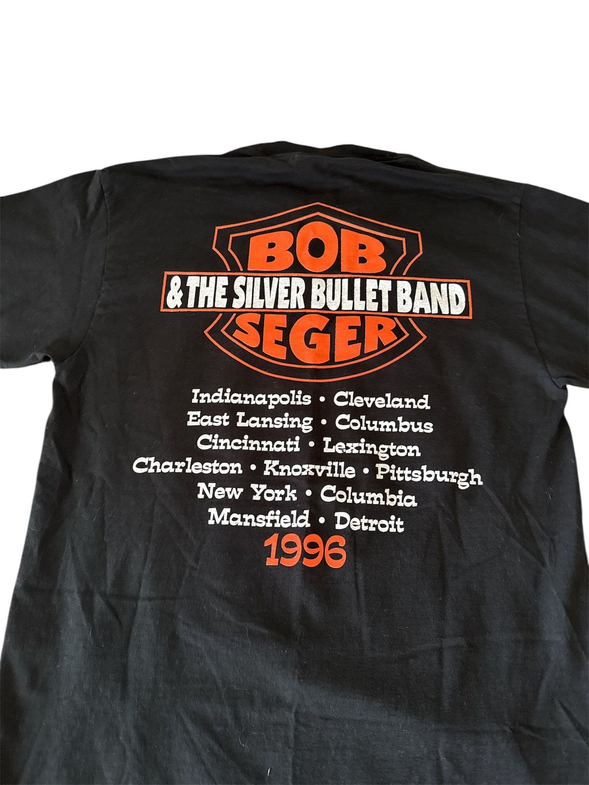 Band Tees × Vintage Vintage 90s Bob Seger & The Silver Bullet Band Shirt Size US L / EU 52-54 / 3 - 4 Thumbnail