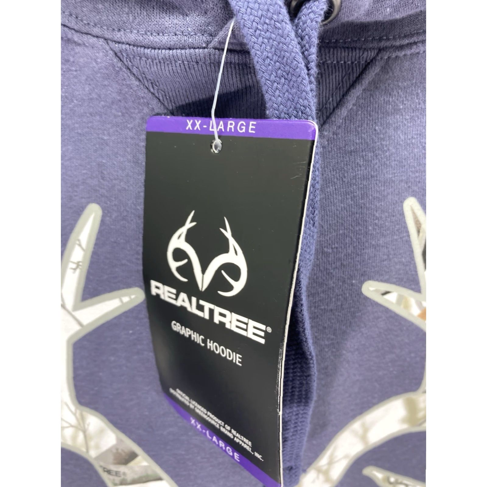Realtree Realtree Hoodie Sweatshirt Men 2XL Gray Graphic Logo Pullover Cotton NWT Size US XXL / EU 58 / 5 - 4 Thumbnail