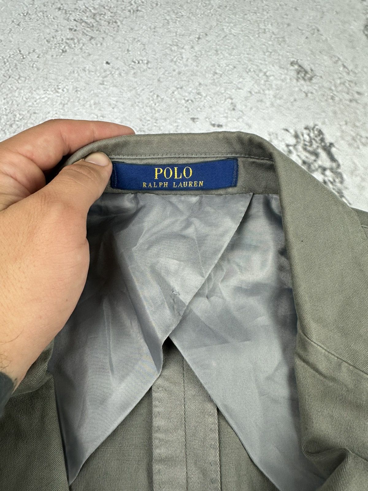 Polo Ralph Lauren Polo Ralph Lauren Blazer Unconstructed Twill Suit Jacket Size 46R - 3 Thumbnail