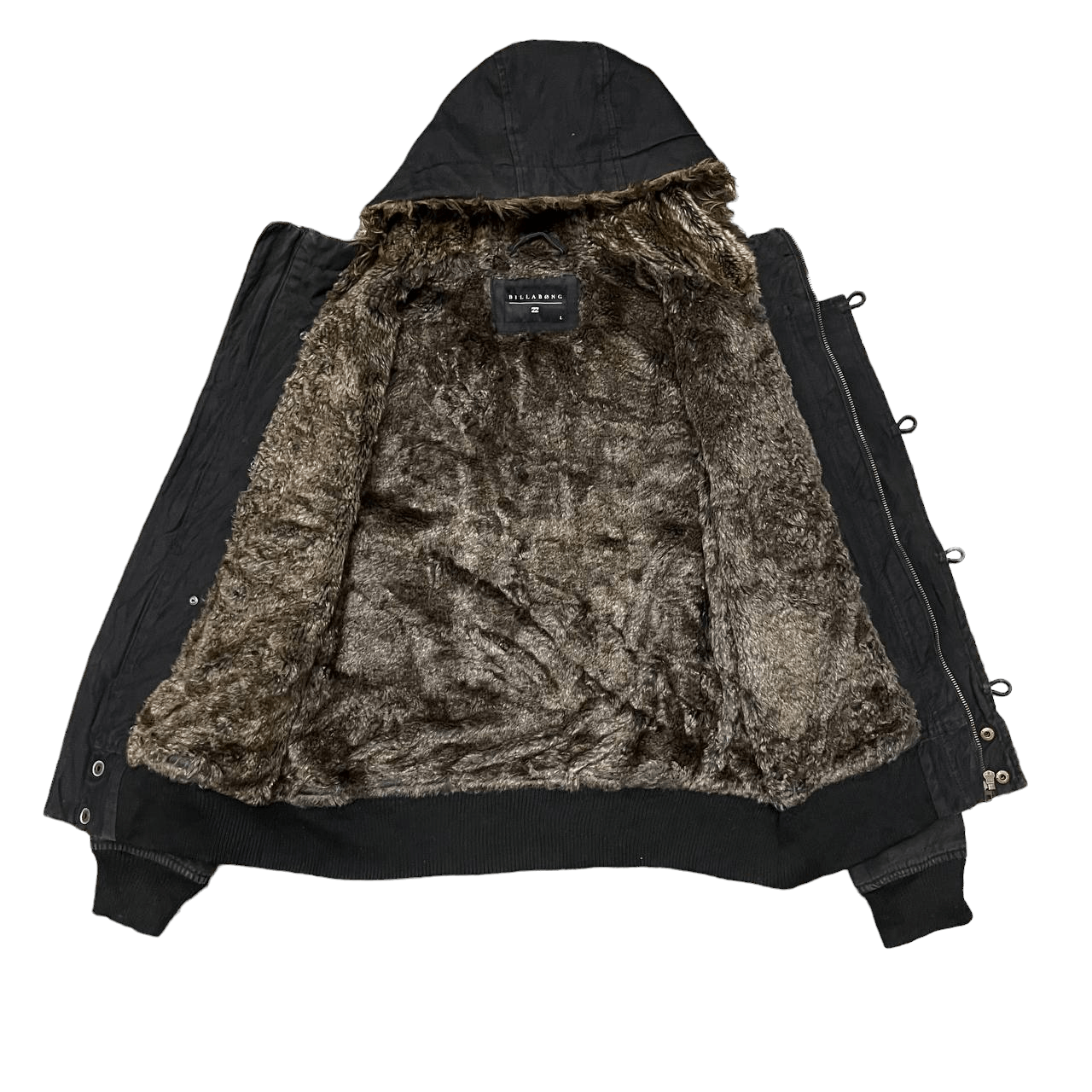 Billabong Vintage Billabong Military Style Hooded Jacket Size US L / EU 52-54 / 3 - 7 Thumbnail
