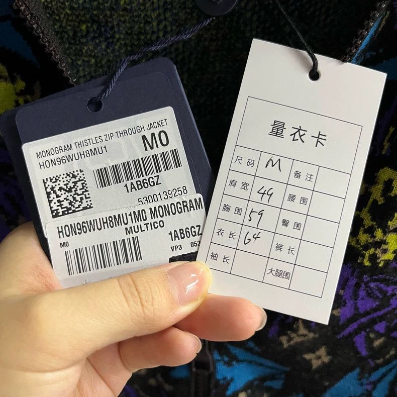 Louis Vuitton Louis Vuitton Black Floral Zip Long Sleeve Jacket Size US S / EU 44-46 / 1 - 6 Thumbnail
