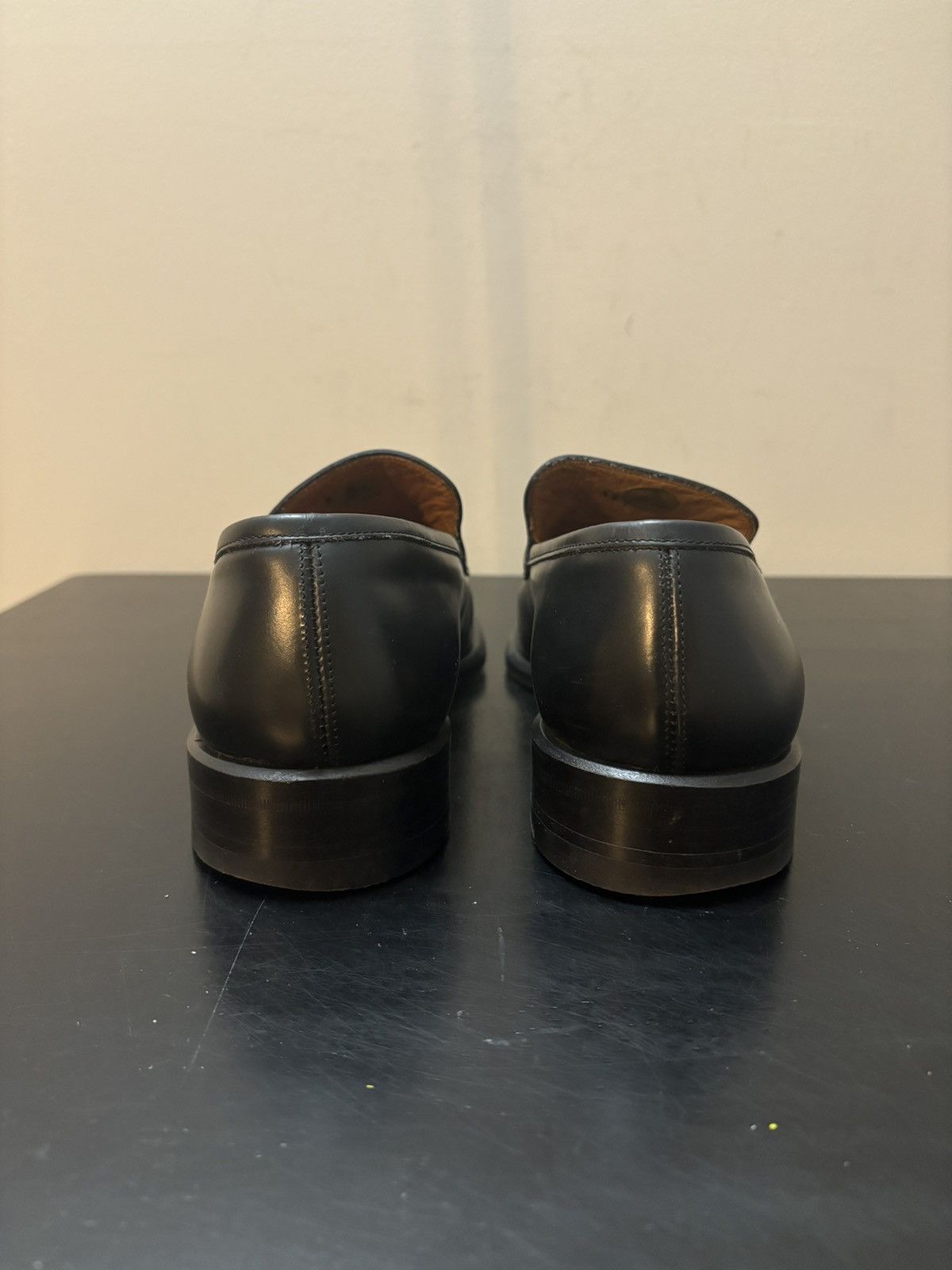 Gucci Gucci Vintage Horsebit Square Toe Loafers Black Size US 9.5 / EU 42-43 - 5 Thumbnail