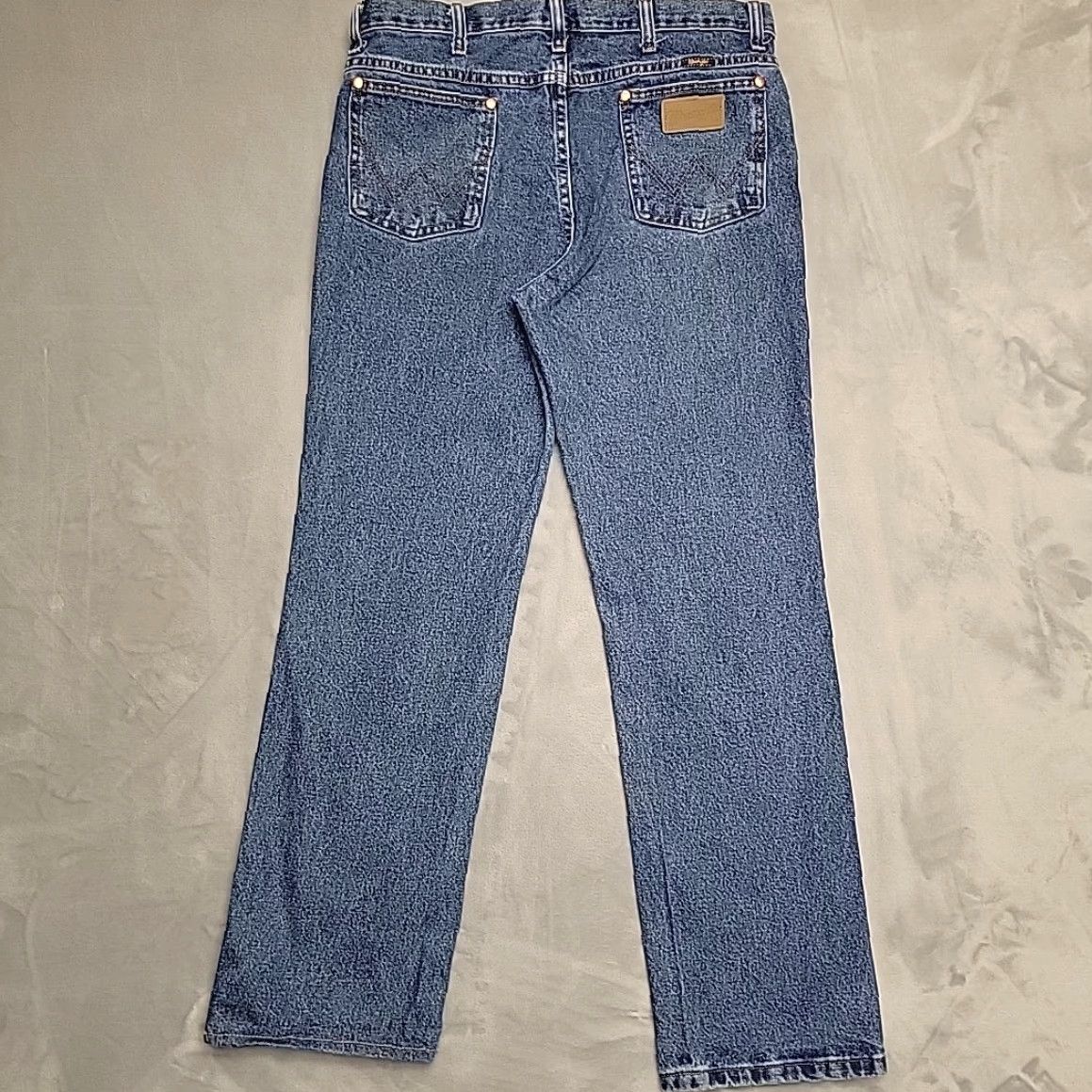 Wrangler VINTAGE Wrangler Jeans Men 34x32 Blue Denim Pants 936GBK Western Cowboy Ranch Work Pants Size US 34 / EU 50 - 6 Thumbnail