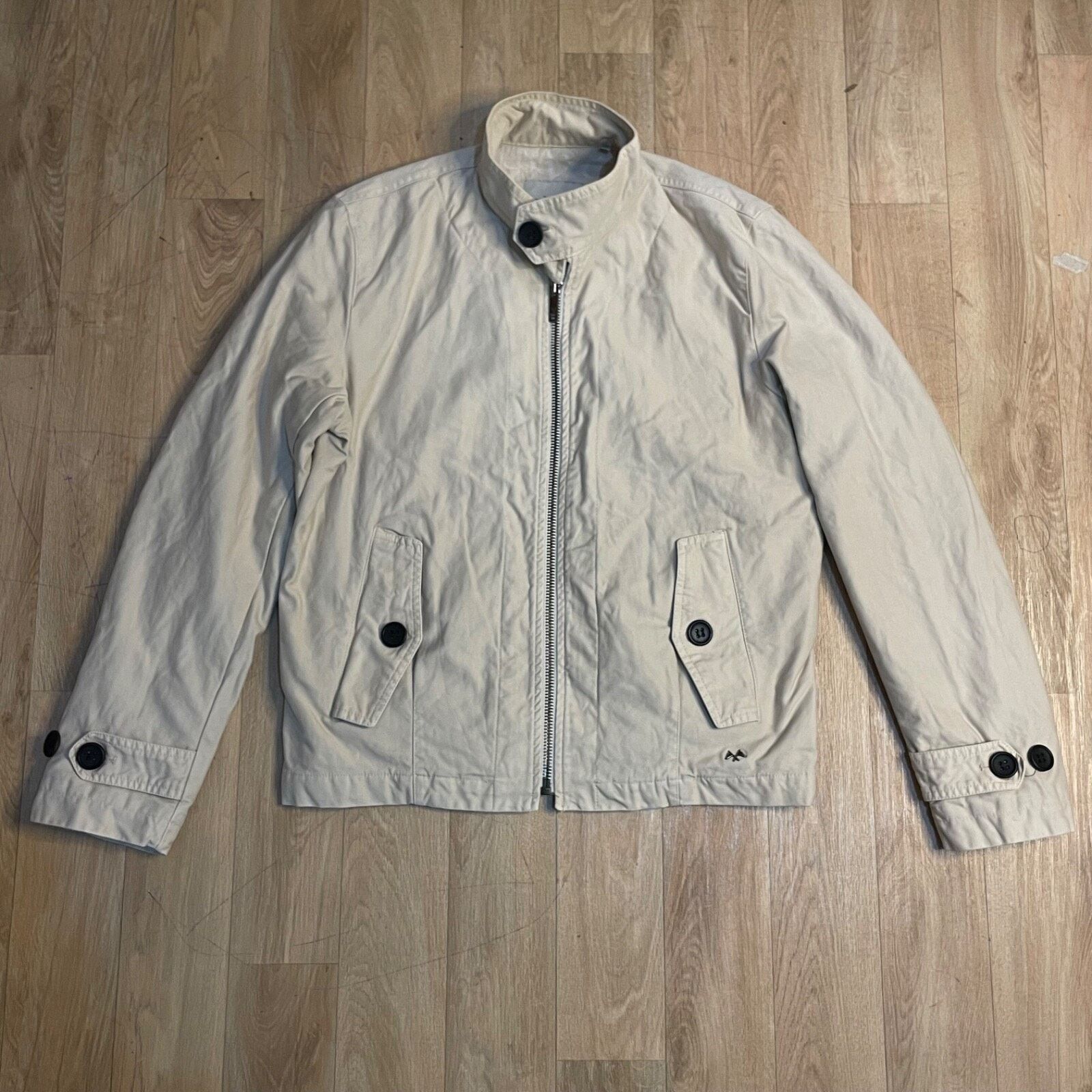 Burberry Vintage thomas BURBERRY bomber jacket burberry cotton men's Size US M / EU 48-50 / 2 - 2 Thumbnail