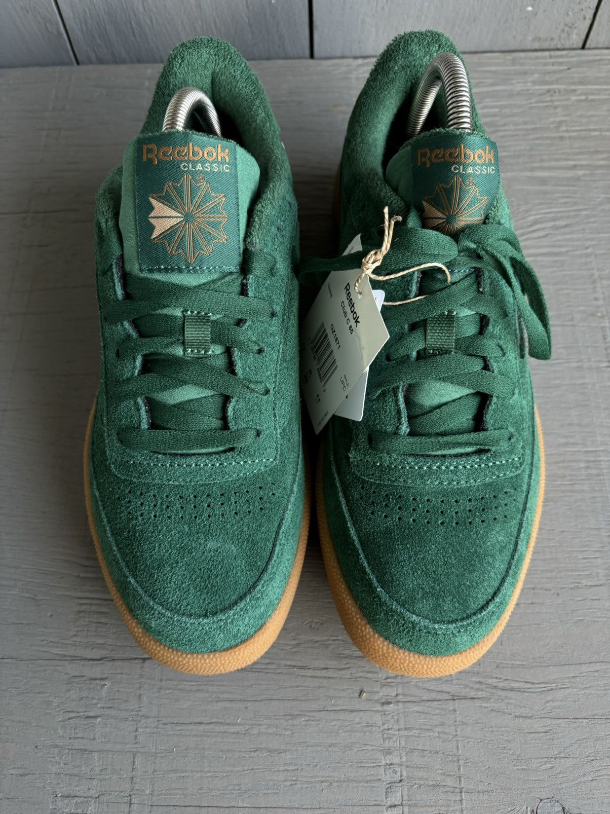 Reebok Reebok Club C 85 GZ1871 Dark Green Suede Gum Sole 8 Skate Size US 7.5 / EU 40-41 - 6 Thumbnail