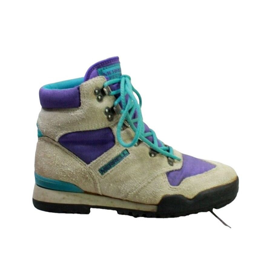 Merrell × Vintage Vintage Merrell Spectrum Suede Air Cushion Hiking Boots Size US 7 / IT 37 - 2 Thumbnail