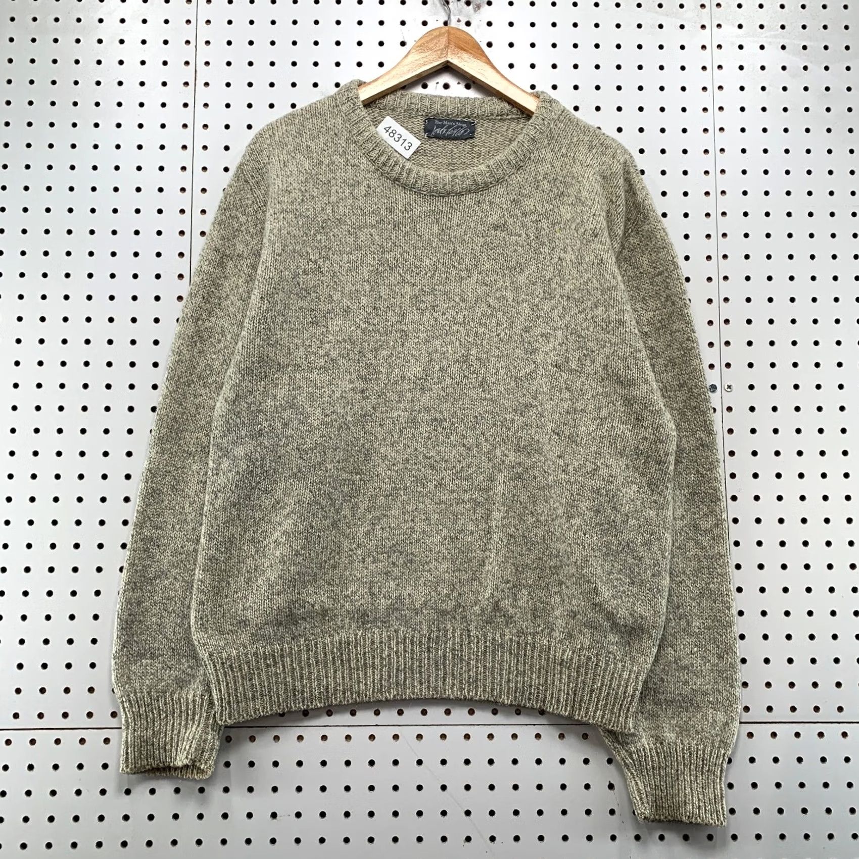 Lord & Taylor Lord Taylor Vintage Wool Knit Sweater Mens M Gray Crewneck 90s Winter Casual Pullover shirt Size US M / EU 48-50 / 2 - 2 Thumbnail