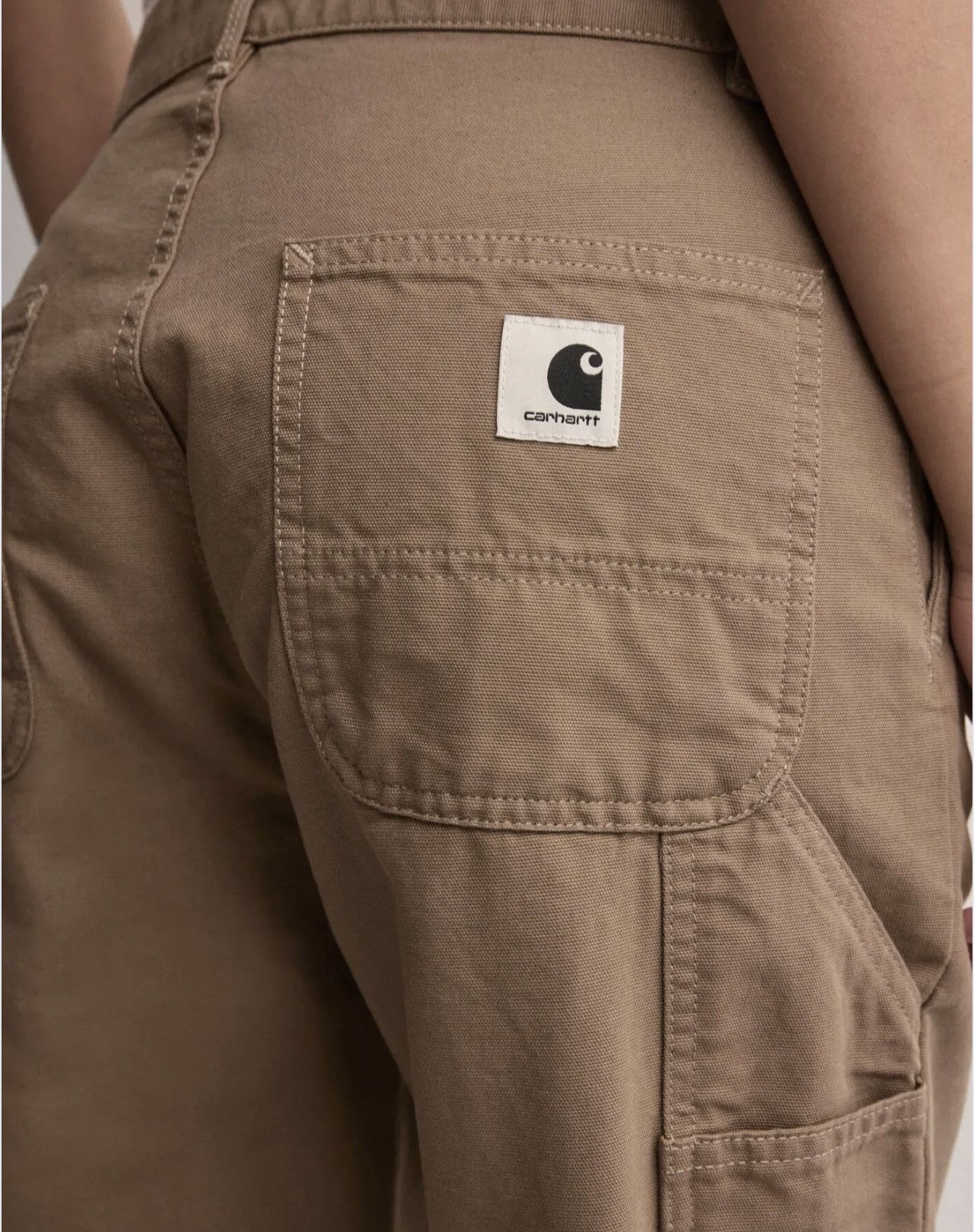 Carhartt Womens Carhartt WIP Pierce Pants Beige Y2K Size 27" / US 4 / IT 40 - 4 Thumbnail