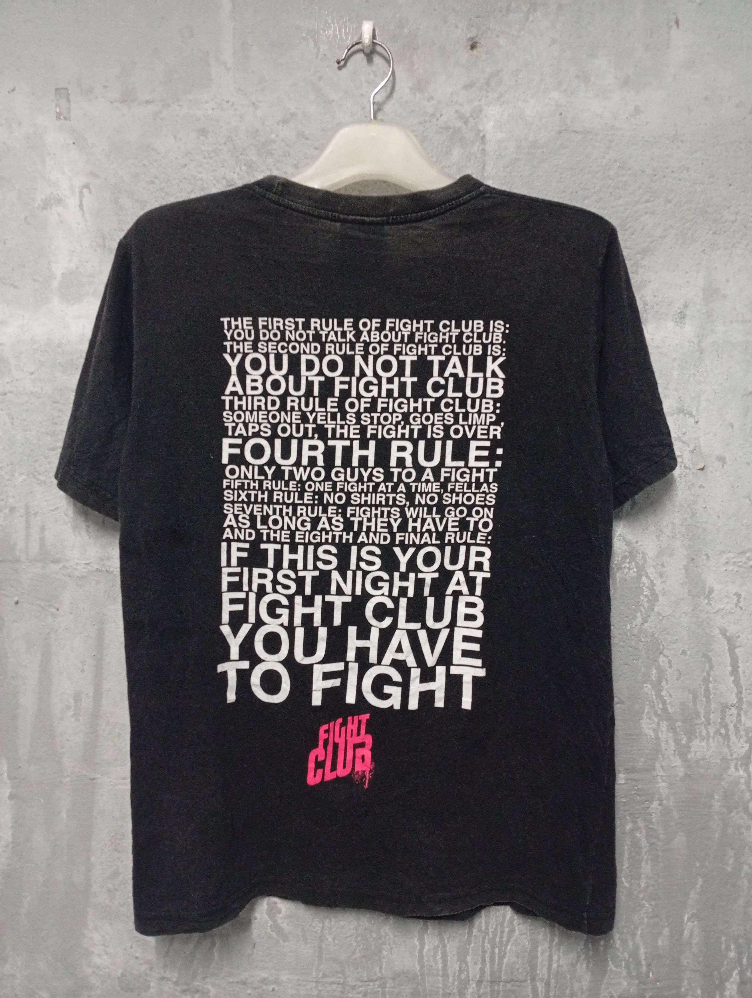 Other ❌LAST DROP VINTAGE 00s FIGHT CLUB MOVIE TSHIRT Size US M / EU 48-50 / 2 - 4 Thumbnail