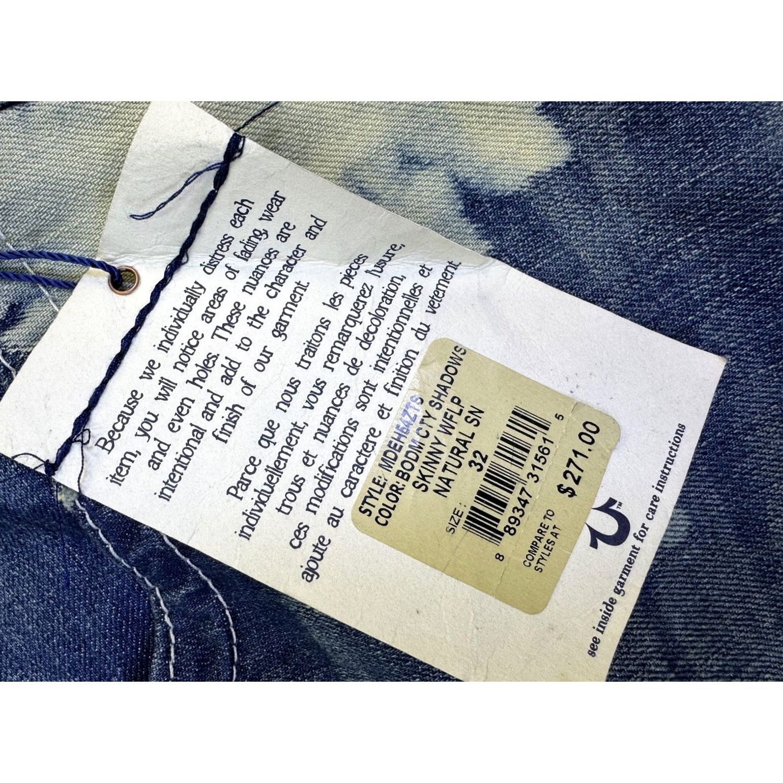 True Religion VINTAGE (no) Size US 32 / EU 48 - 6 Thumbnail