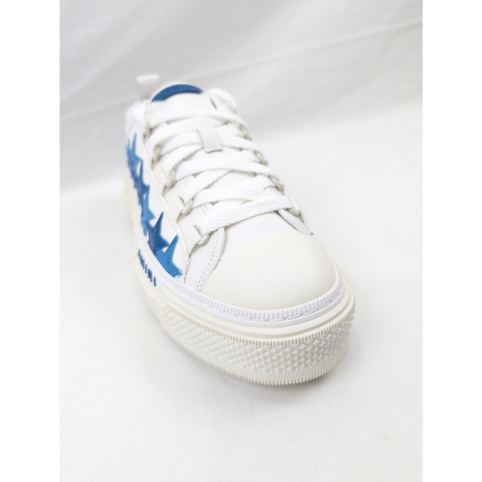 Amiri o1rshd1 Stars Court Low-Top Sneakers in Blue Size US 11 / EU 44 - 5 Thumbnail