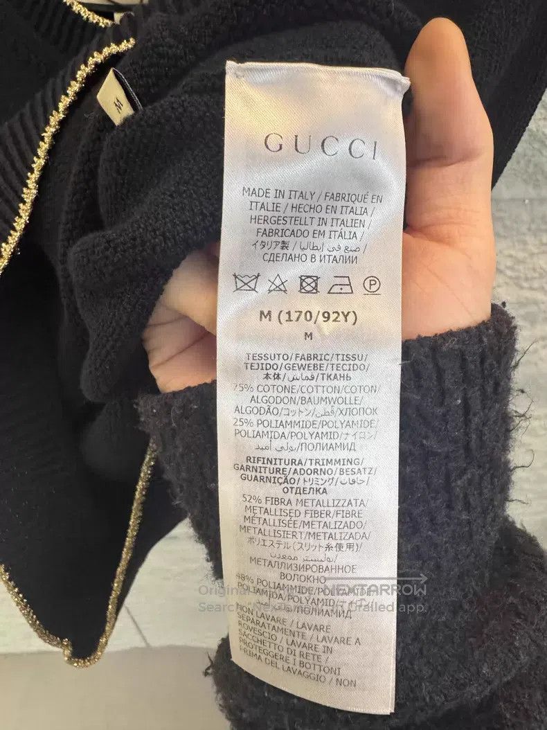 Gucci Gucci Golden button knitted short sleeves Size M / US 6-8 / IT 42-44 - 7 Thumbnail