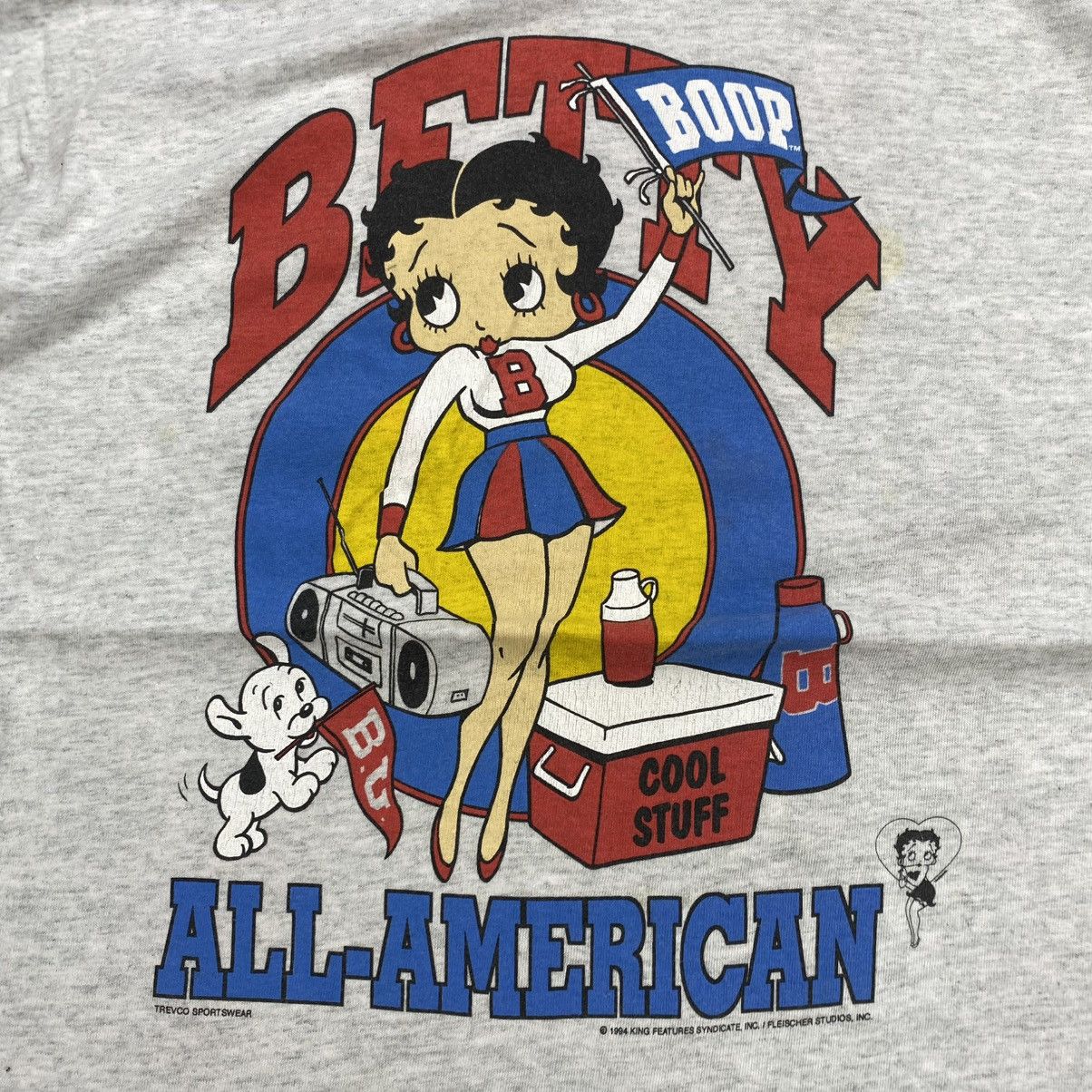 Cartoon Network 1994s Vintage Betty Boop All-American Cartoon Network Tee Size US M / EU 48-50 / 2 - 3 Thumbnail