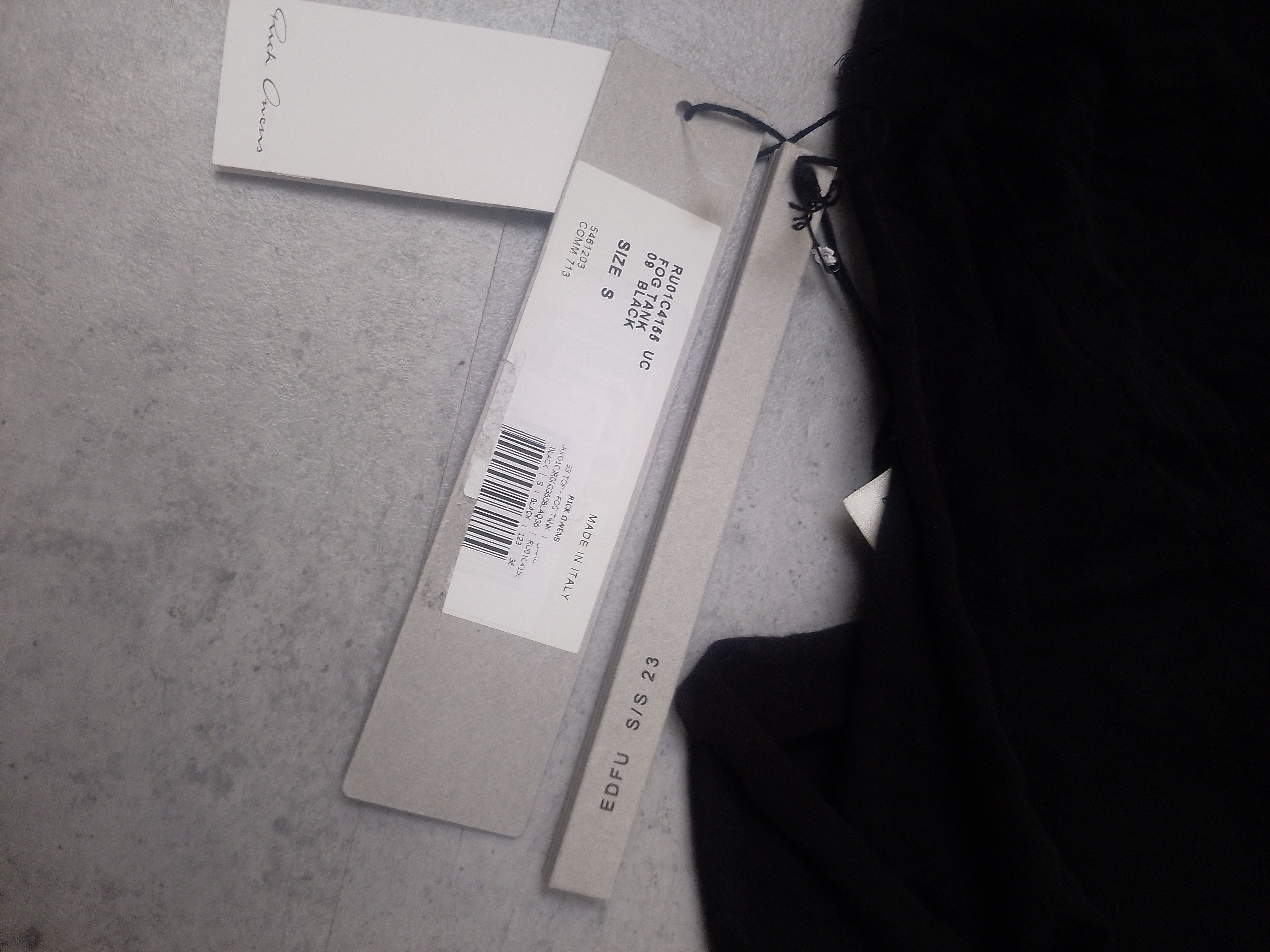 Rick Owens Fog tanktop Size US S / EU 44-46 / 1 - 5 Thumbnail