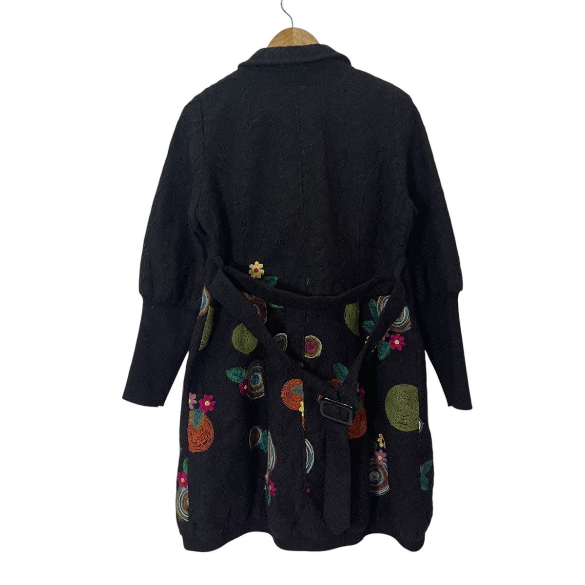 Japanese Brand Vintage Jacopass Embroidery Art Trench Jacket Size L / US 10 / IT 46 - 7 Thumbnail