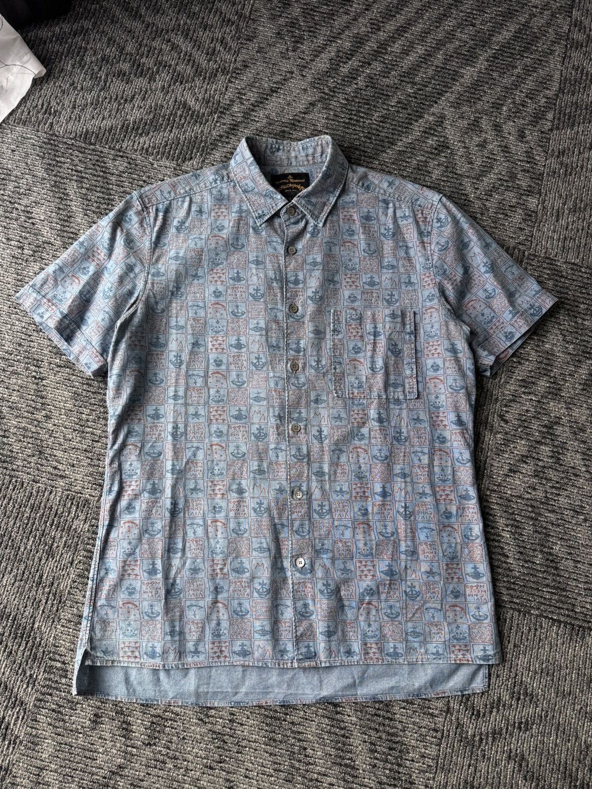 Vivienne Westwood Vivienne Westwood Anglomania vintage monogram shirt Size US M / EU 48-50 / 2 - 1 Thumbnail