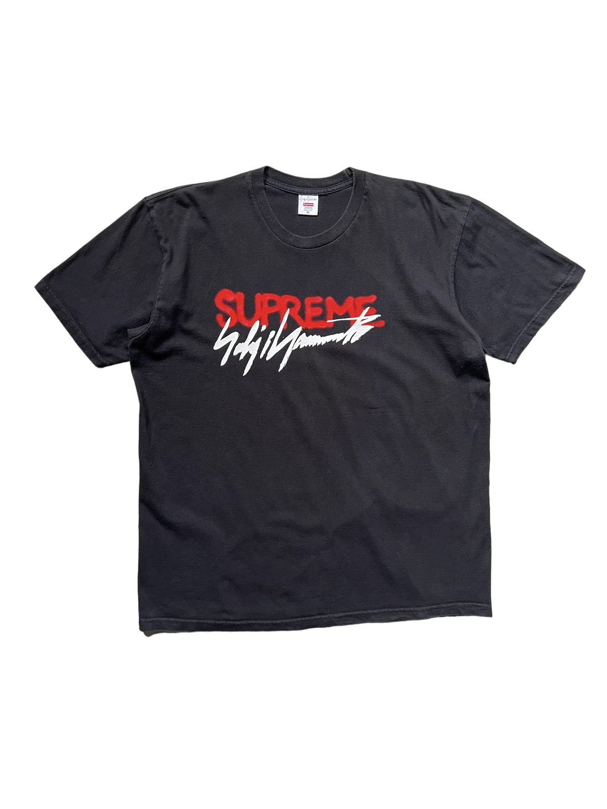 Supreme × Yohji Yamamoto Supreme x Yohji Yamamoto FW20 Logo Tee Size US XL / EU 56 / 4 - 4 Thumbnail