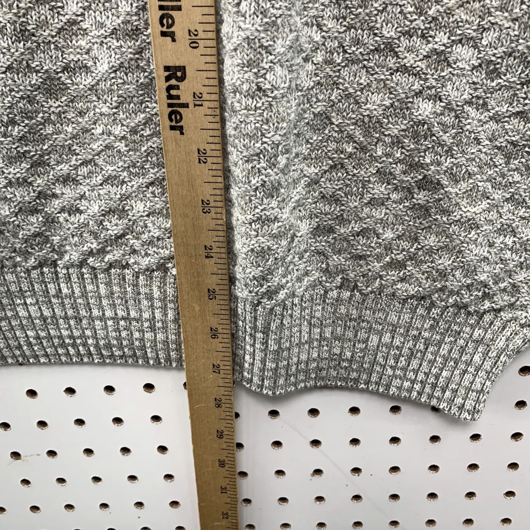 Vintage Vintage 90s St. John's Bay Gray Black Green Knitted Crew Neck Sweatshirt Mens Medium Casual Geometric Pattern Size US M / EU 48-50 / 2 - 5 Thumbnail