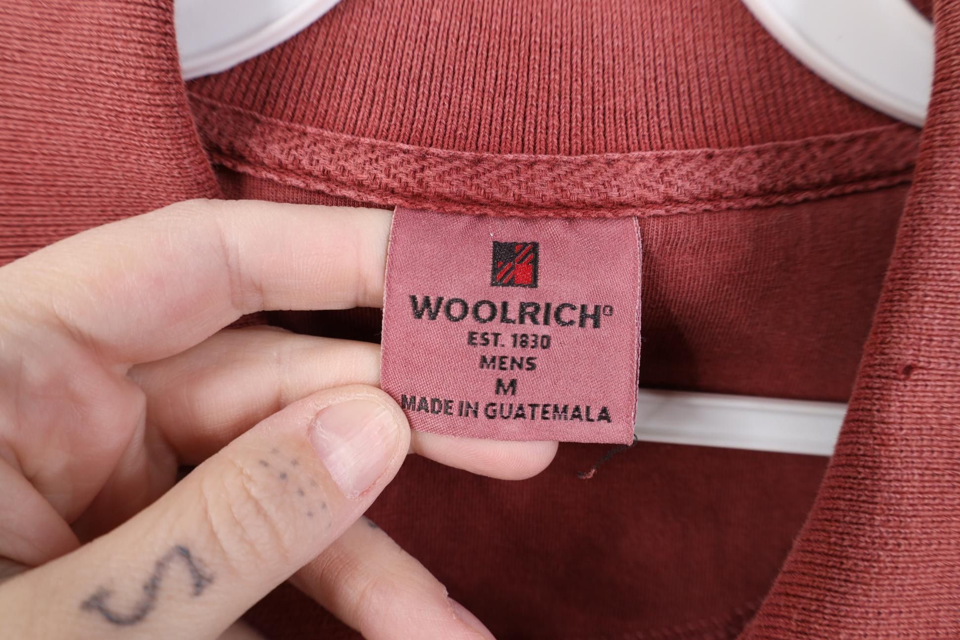 Woolrich Woolen Mills Vintage 90s Woolrich Stonewash Heavy Long Sleeve Rugby Polo Size US M / EU 48-50 / 2 - 6 Thumbnail
