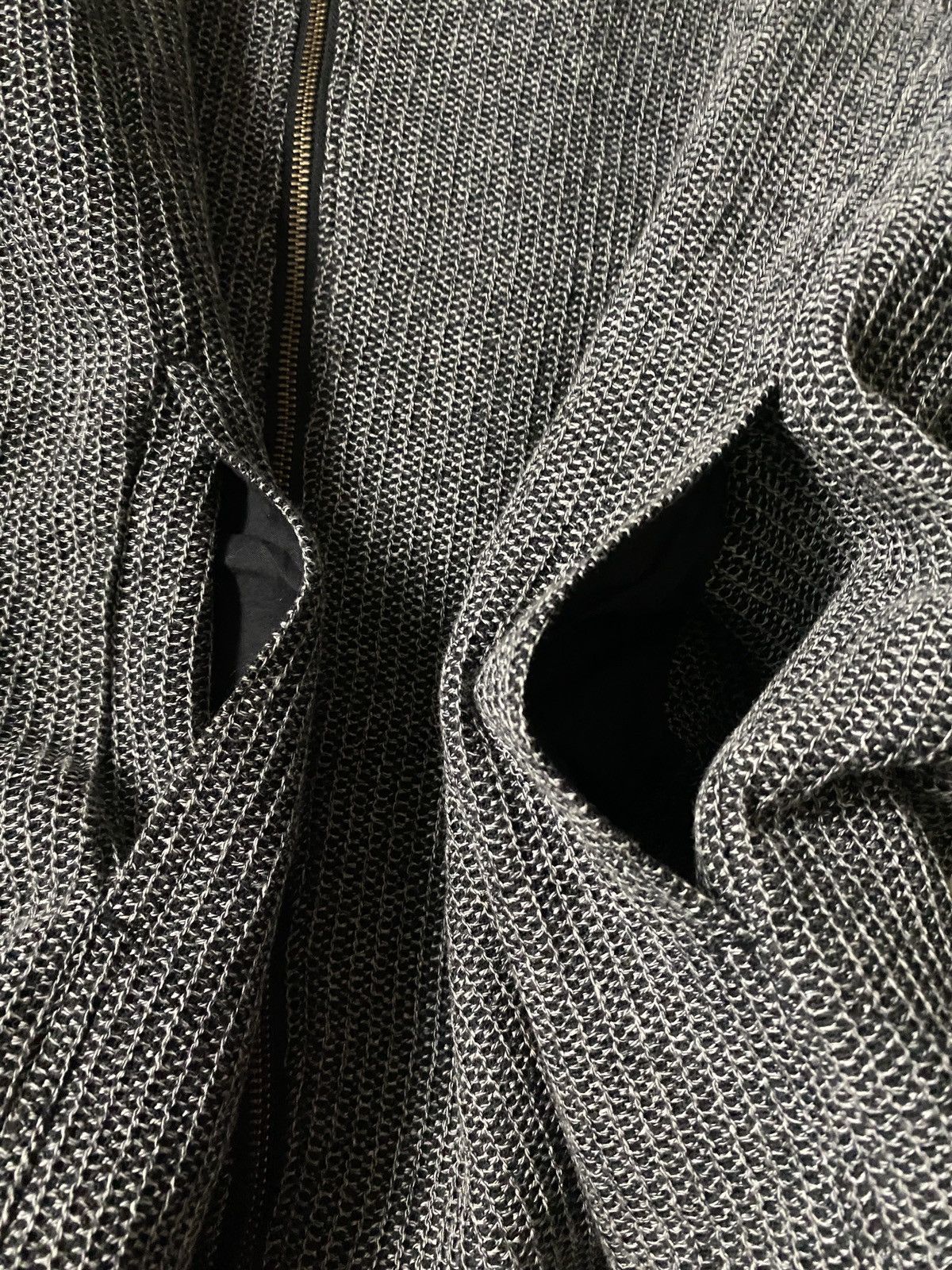 If Six Was Nine 2000's Fuga Asymetric Wool Zip Hoodie Size US M / EU 48-50 / 2 - 15 Thumbnail