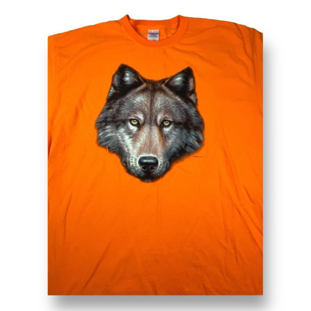 Gildan Wild Side Gildan Wolf T-Shirt Size Extra Large Size US XL / EU 56 / 4 - 2 Thumbnail