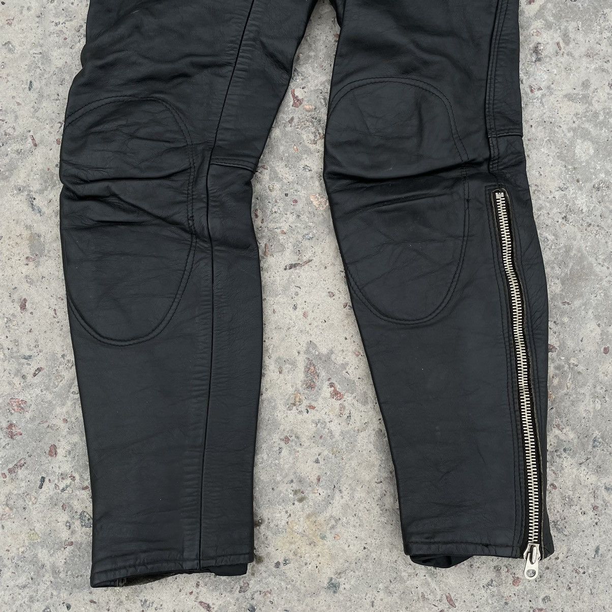 Vintage Vintage Moto Pants Real Leather Y2K 90s USA style Size US 28 / EU 44 - 3 Thumbnail