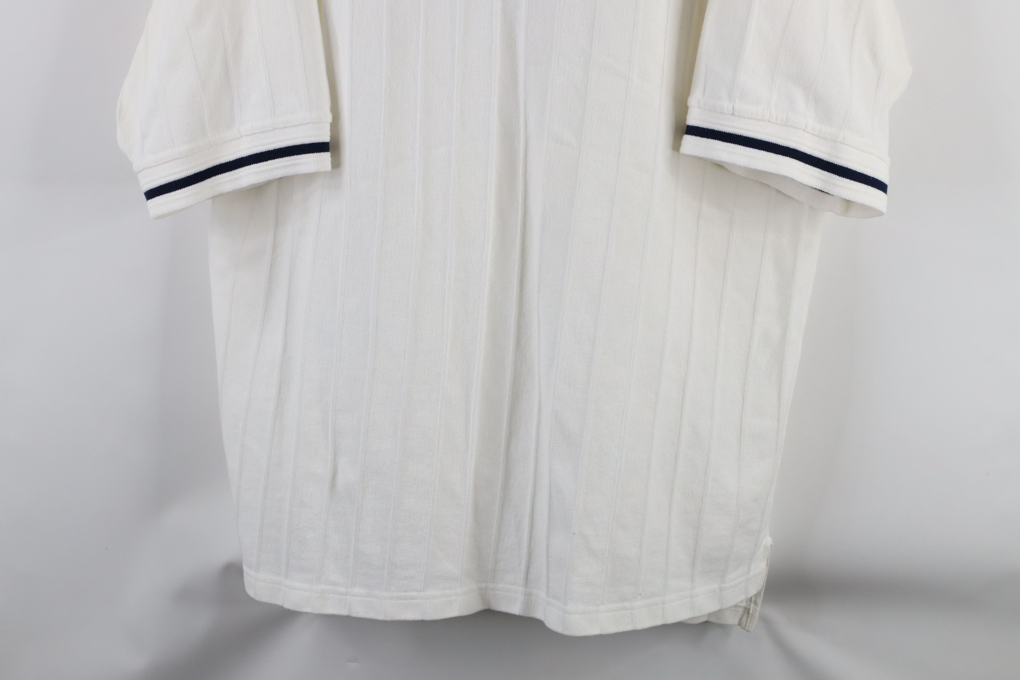 Vintage Vintage 90s Streetwear Beach Yacht Club Polo Shirt White Size US XXL / EU 58 / 5 - 3 Thumbnail
