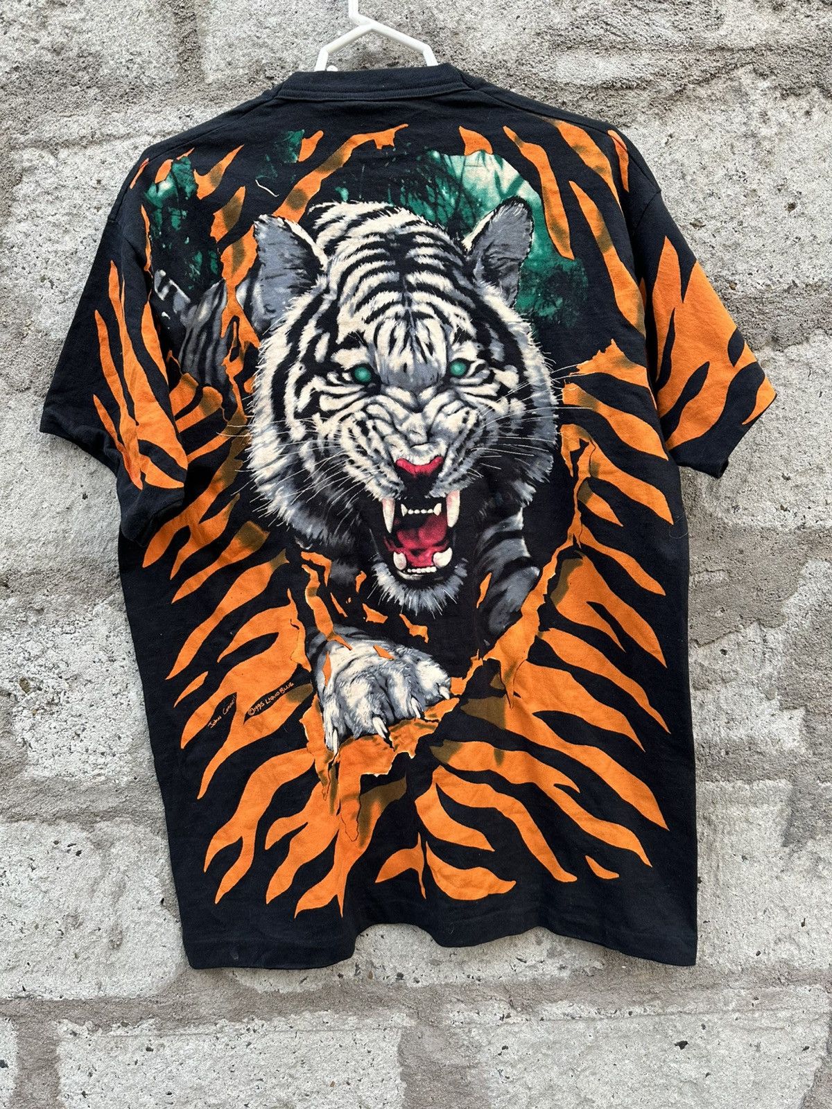 Liquid Blue × Vintage 1995 vintage liquid blue 🐯 AOPT shirt single stich Size US XL / EU 56 / 4 - 10 Thumbnail