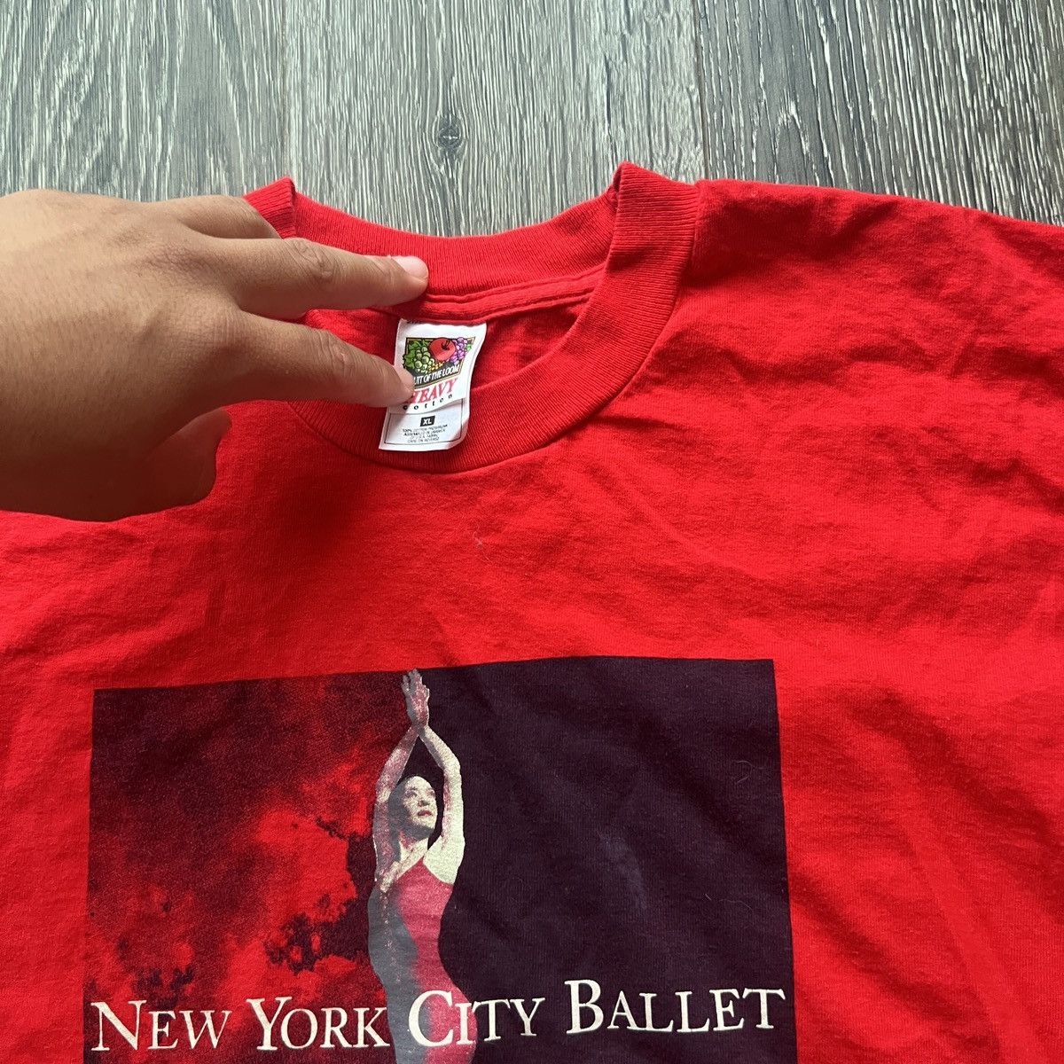 Vintage Vintage Ballerina Shirt New York City XL Single Stitch 90s Size US XL / EU 56 / 4 - 3 Thumbnail