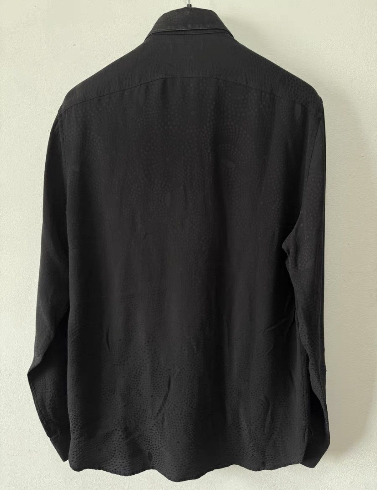 Saint Laurent Paris Saint Laurent (SLP) 20SS Starry Sky Silk Polka Dot Shirt Size US M / EU 48-50 / 2 - 2 Thumbnail